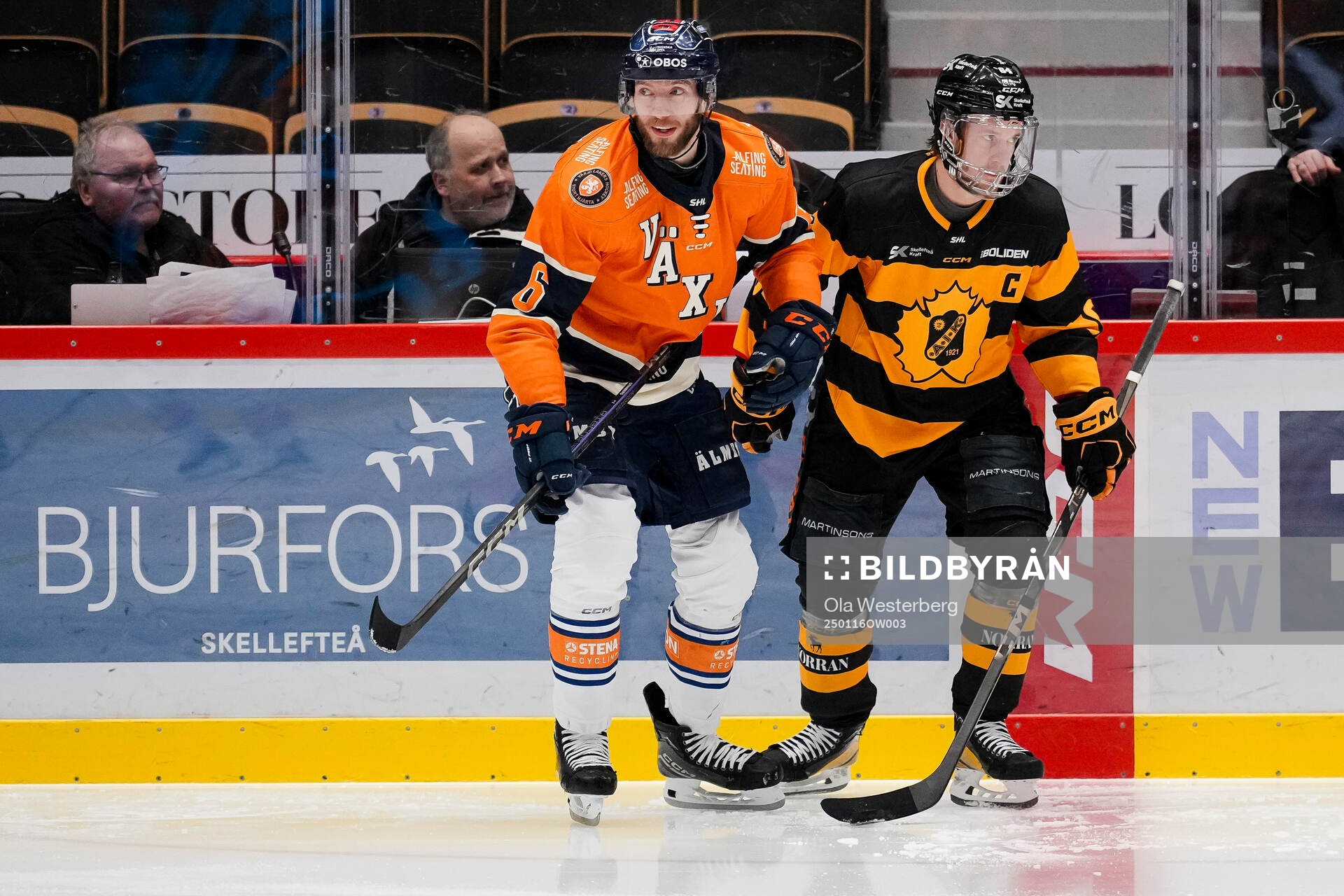 Växjös Petter Granberg och Skellefteås Jonathan Pudas