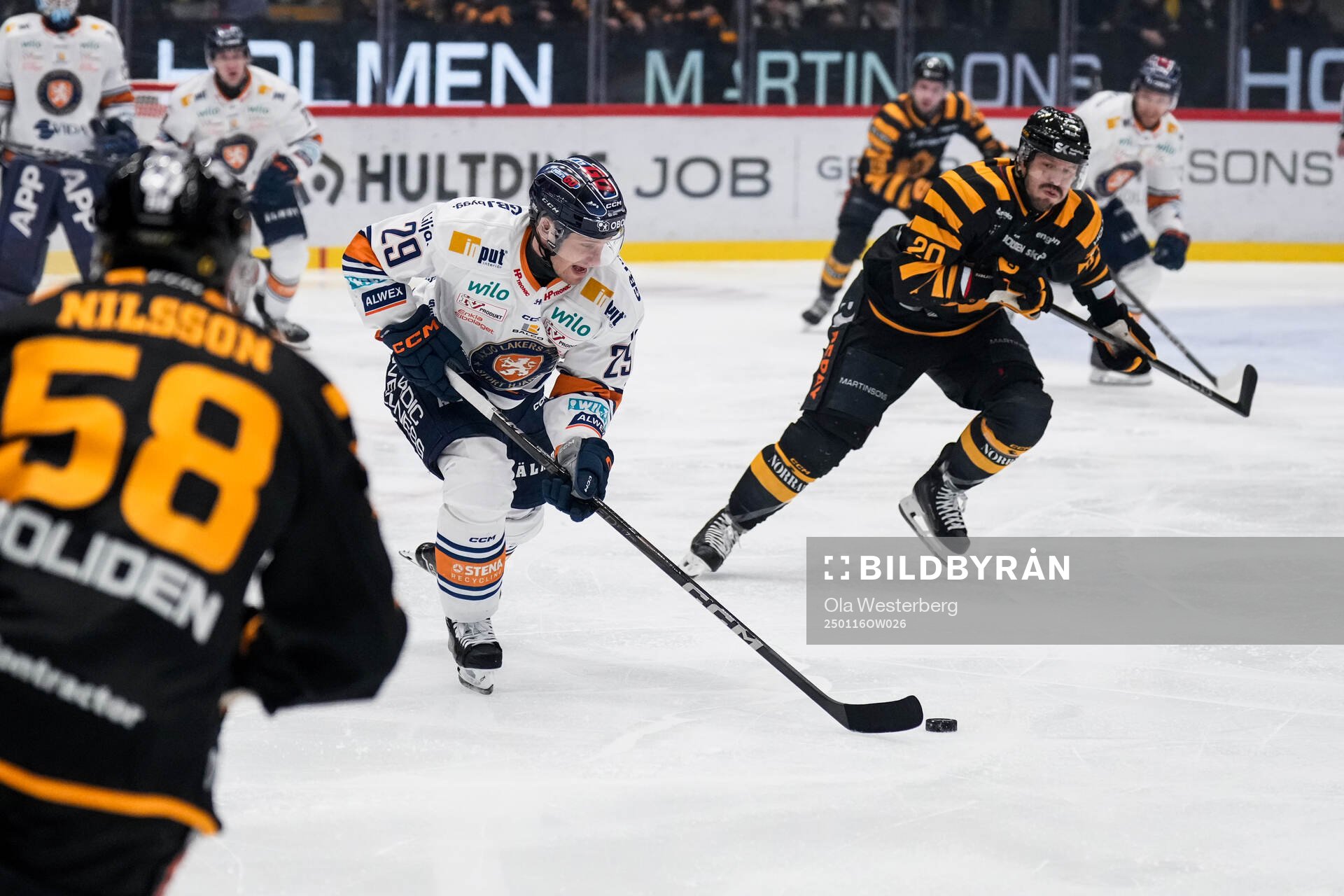 Växjös Sebastian Strandberg och Skellefteås Marcus