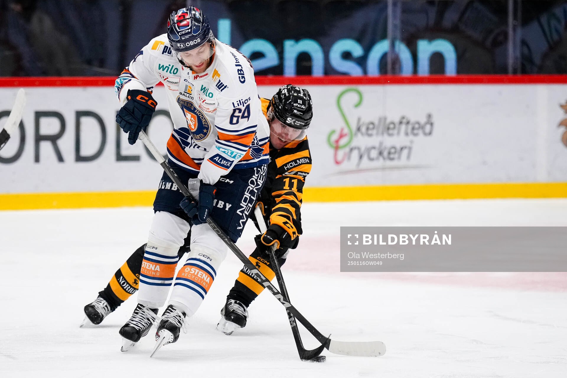 Växjös Eric Martinsson och Skellefteås Max Lindholm