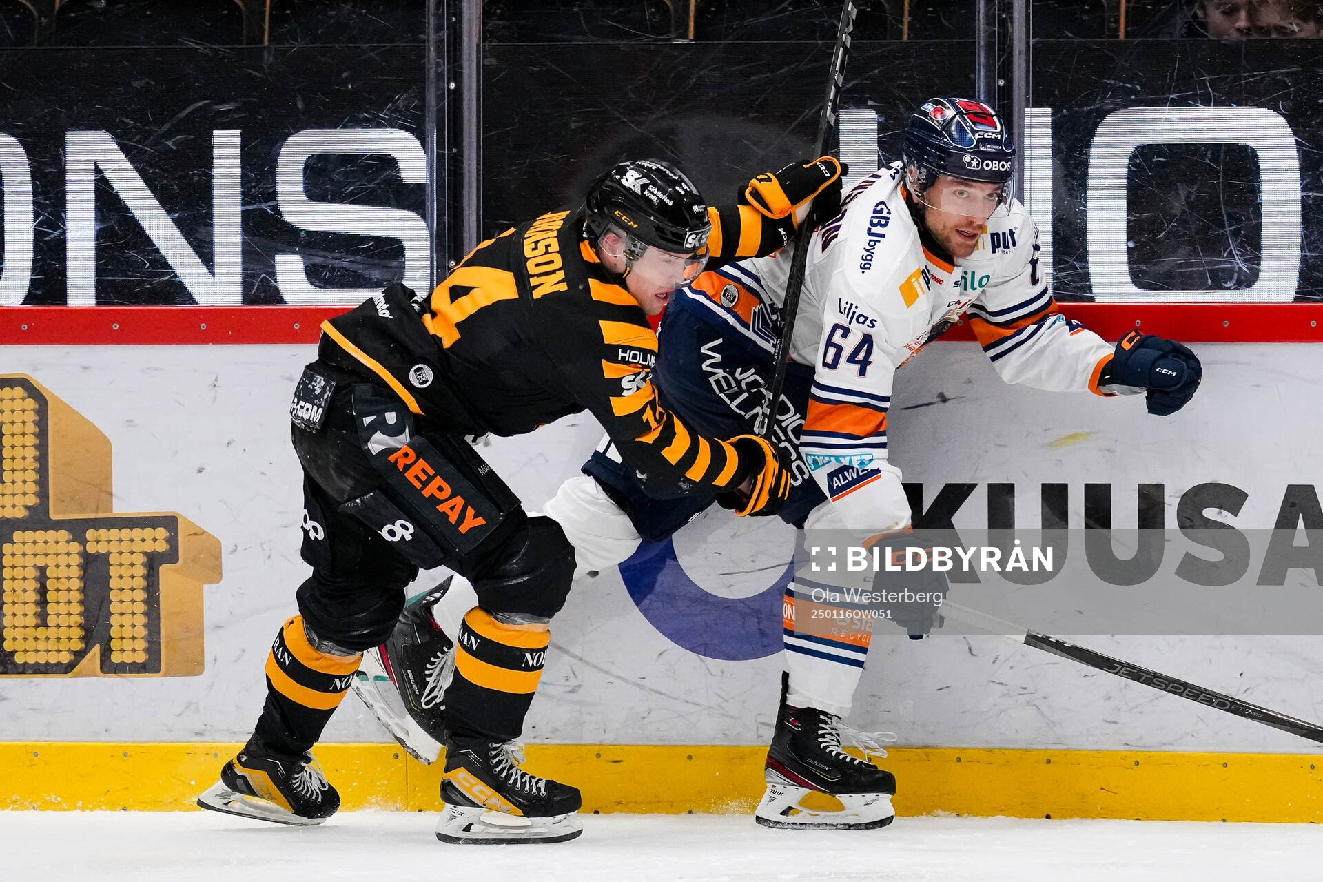 Skellefteås Andreas Johnson och Växjös Eric Martinsson