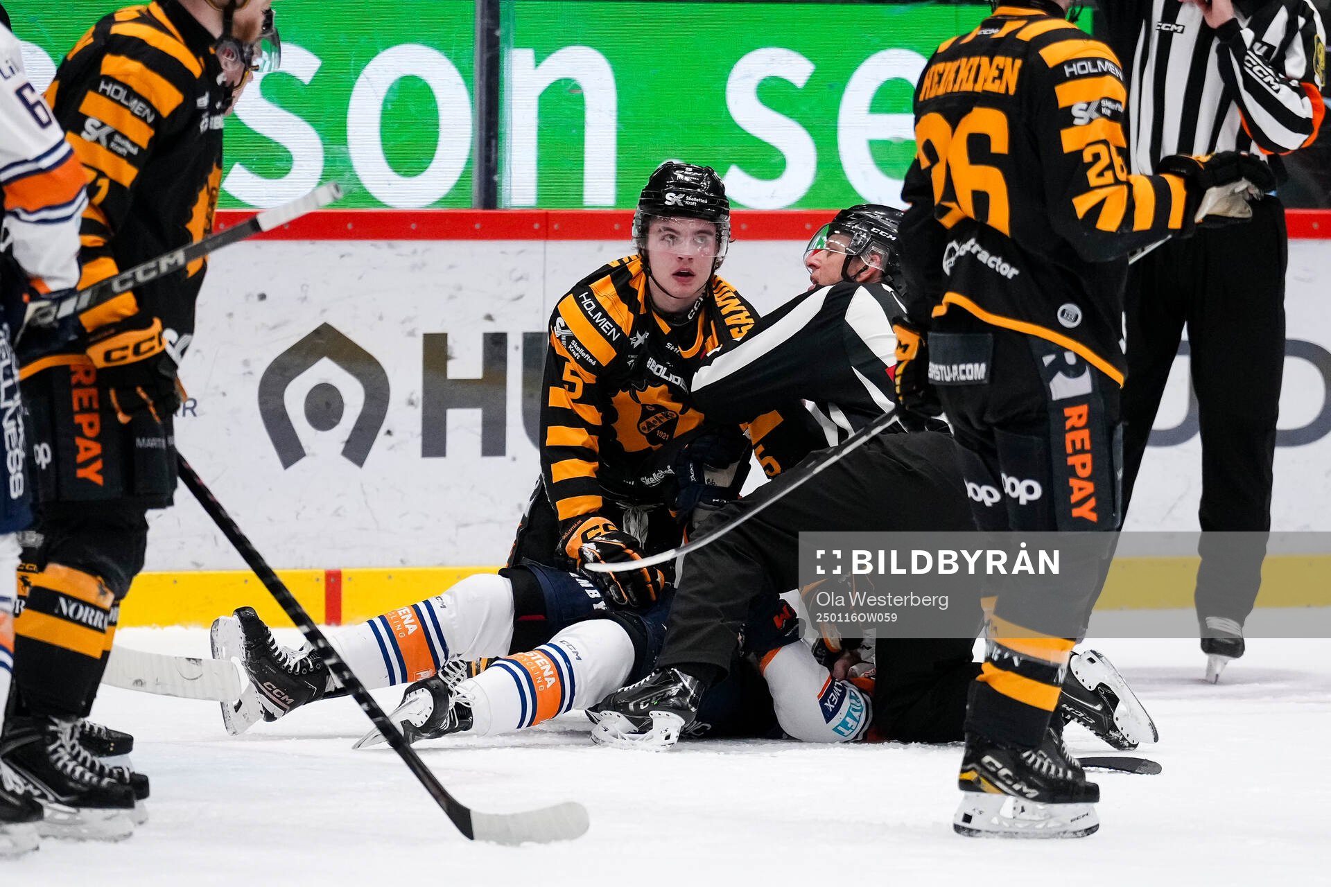 Växjös Joachim Blichfeld och Skellefteås Axel Sandin
