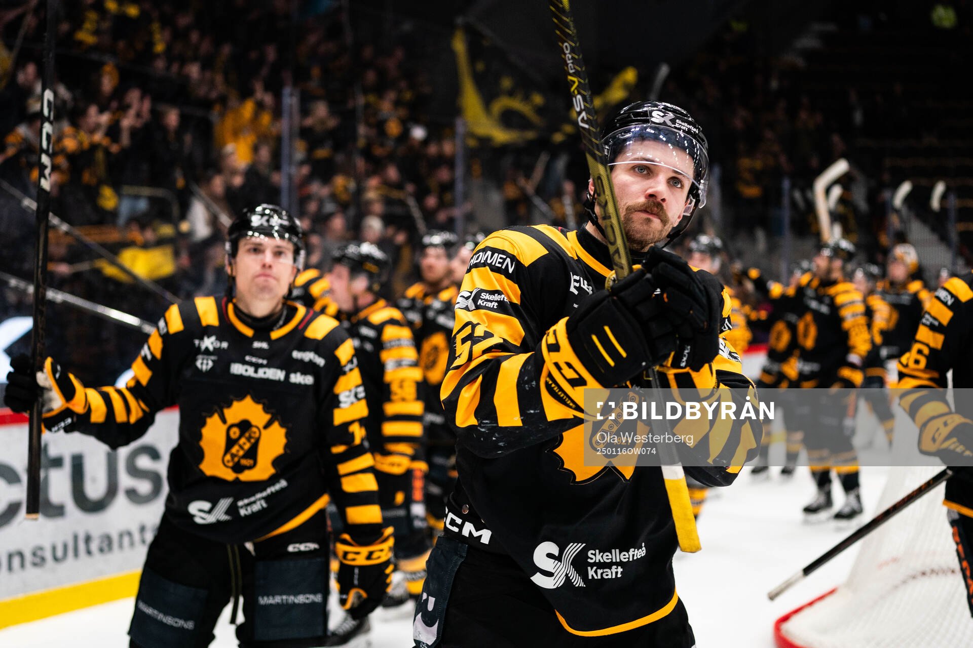 Skellefteås Arvid Lundberg jublar