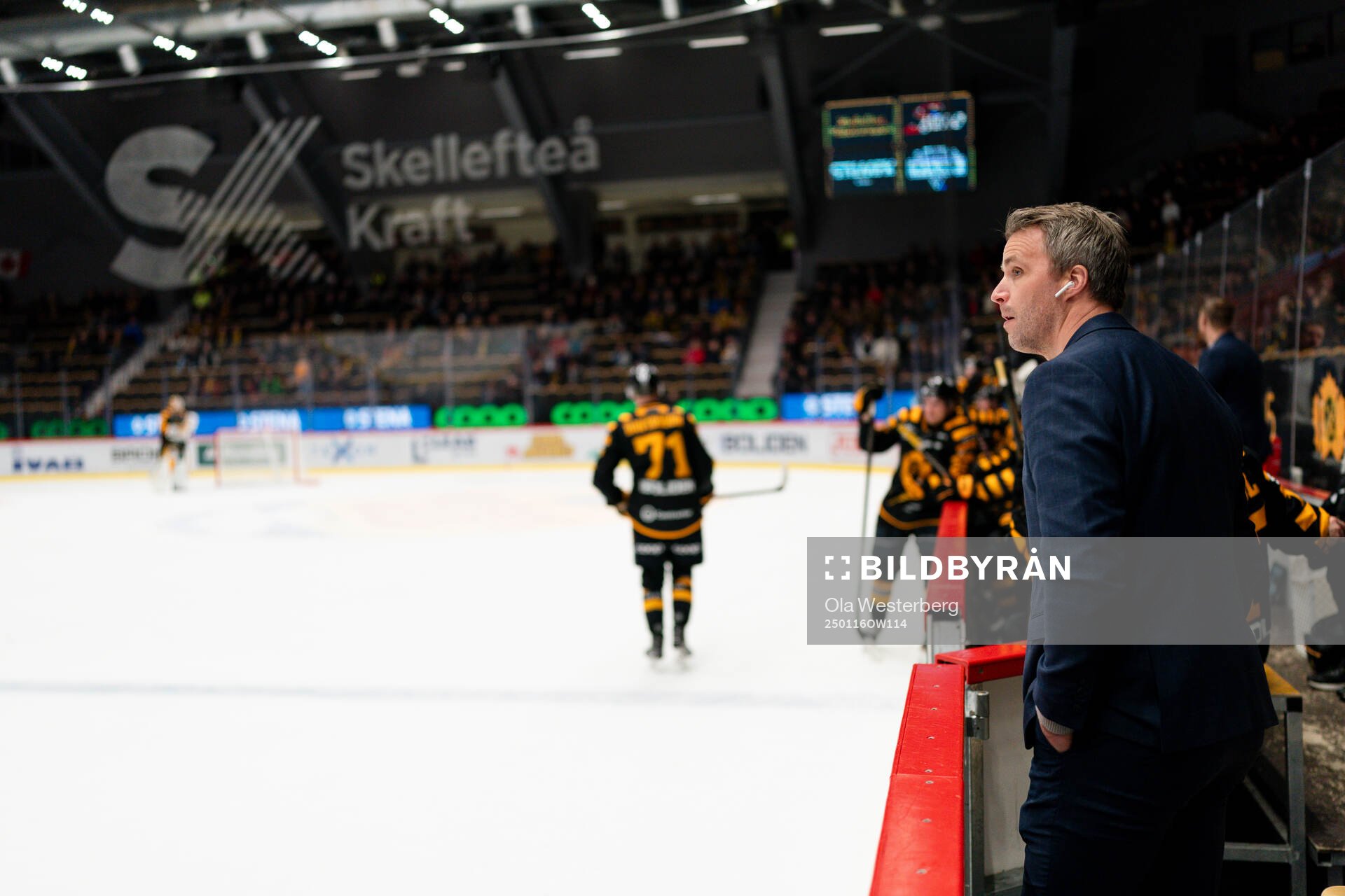 Skellefteås assisterande tränare Pontus Petterström