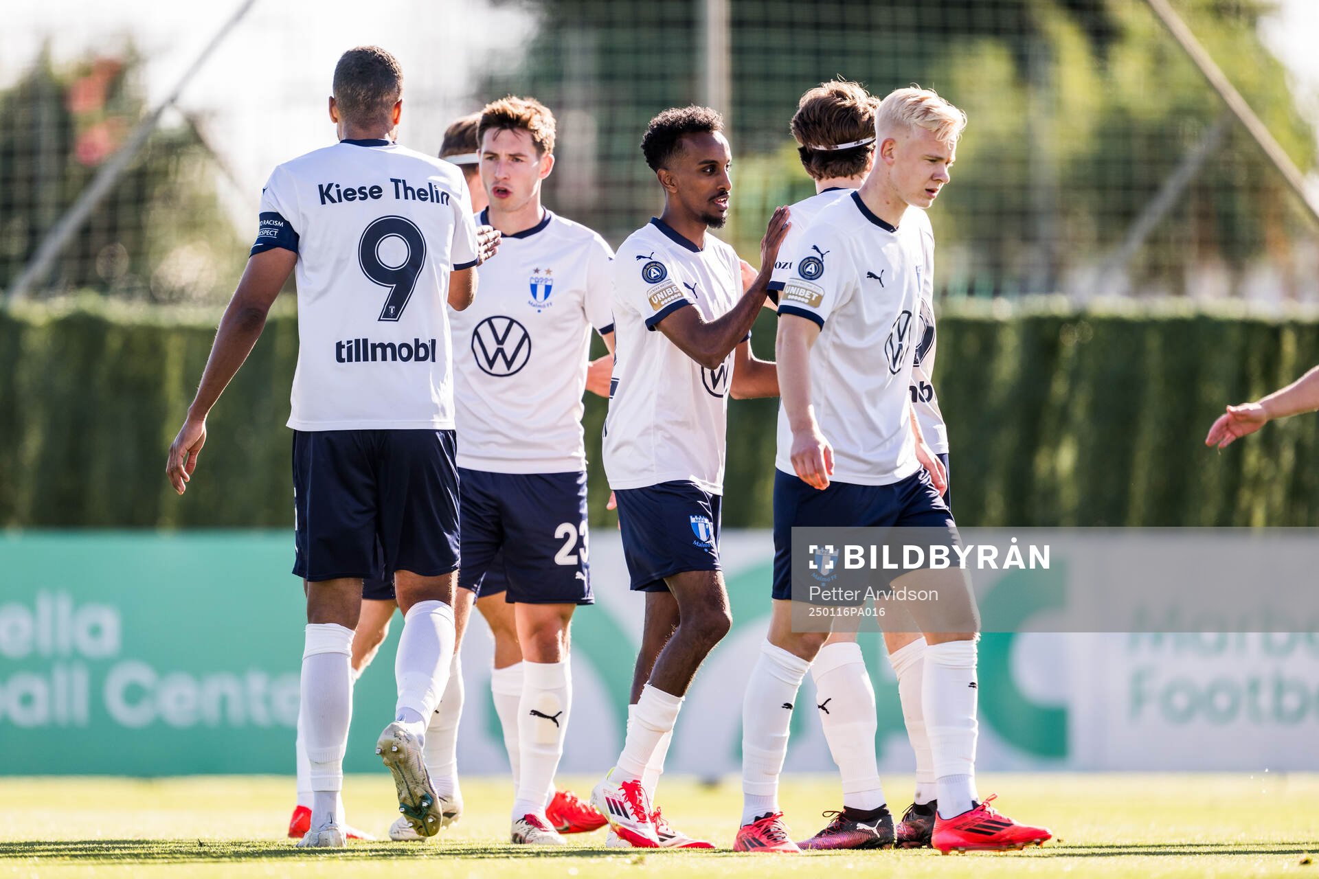 Isaac Kiese Thelin, Lasse Berg Johnsen, Taha Ali and Otto