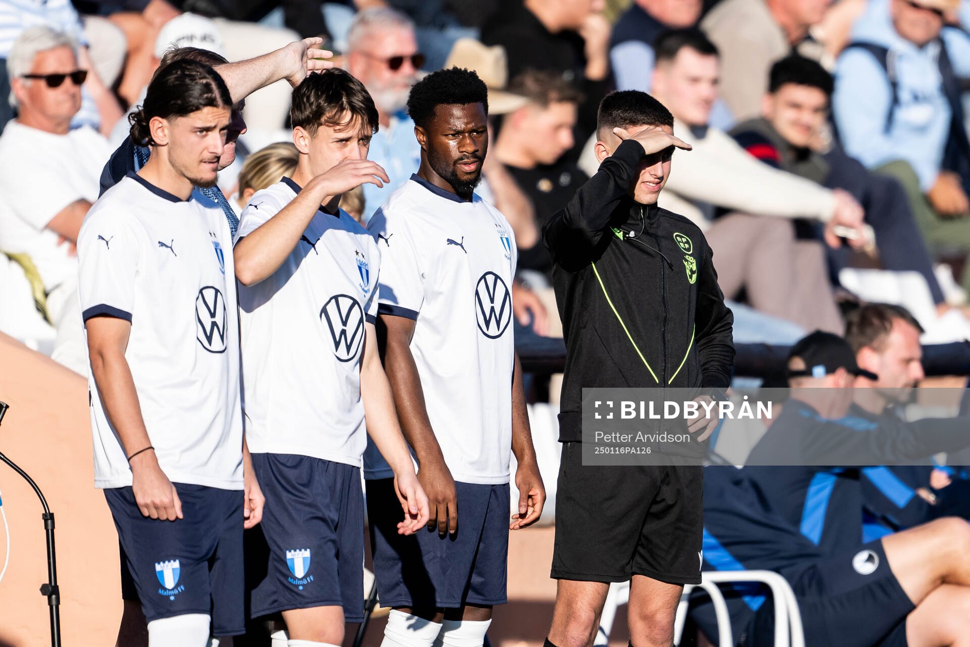 Gentian Lajqi, Kenan Busuladzic and Emmanuel Ekong of