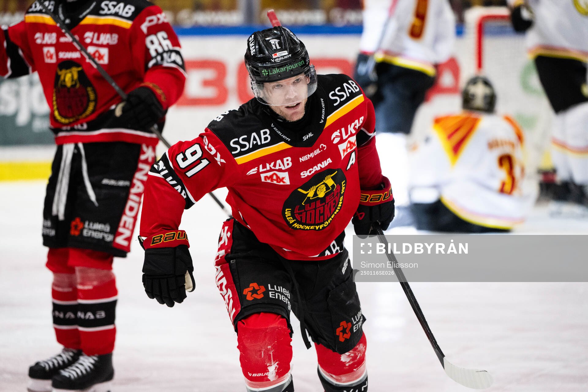 Luleås Brian O'neil jublar