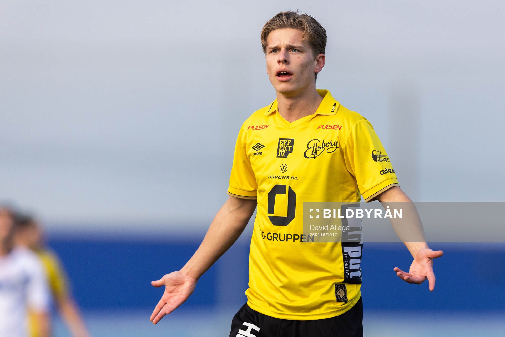 Frode Aronsson of Elfsborg reacts