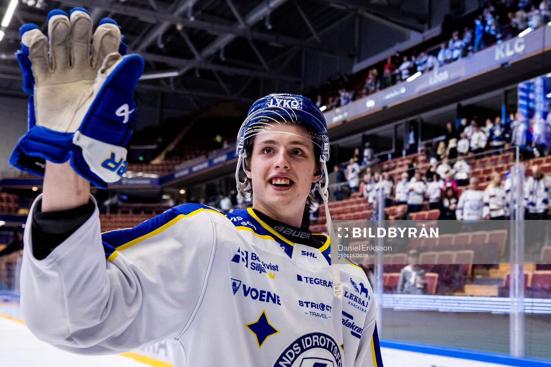Leksands Anton Johansson jublar