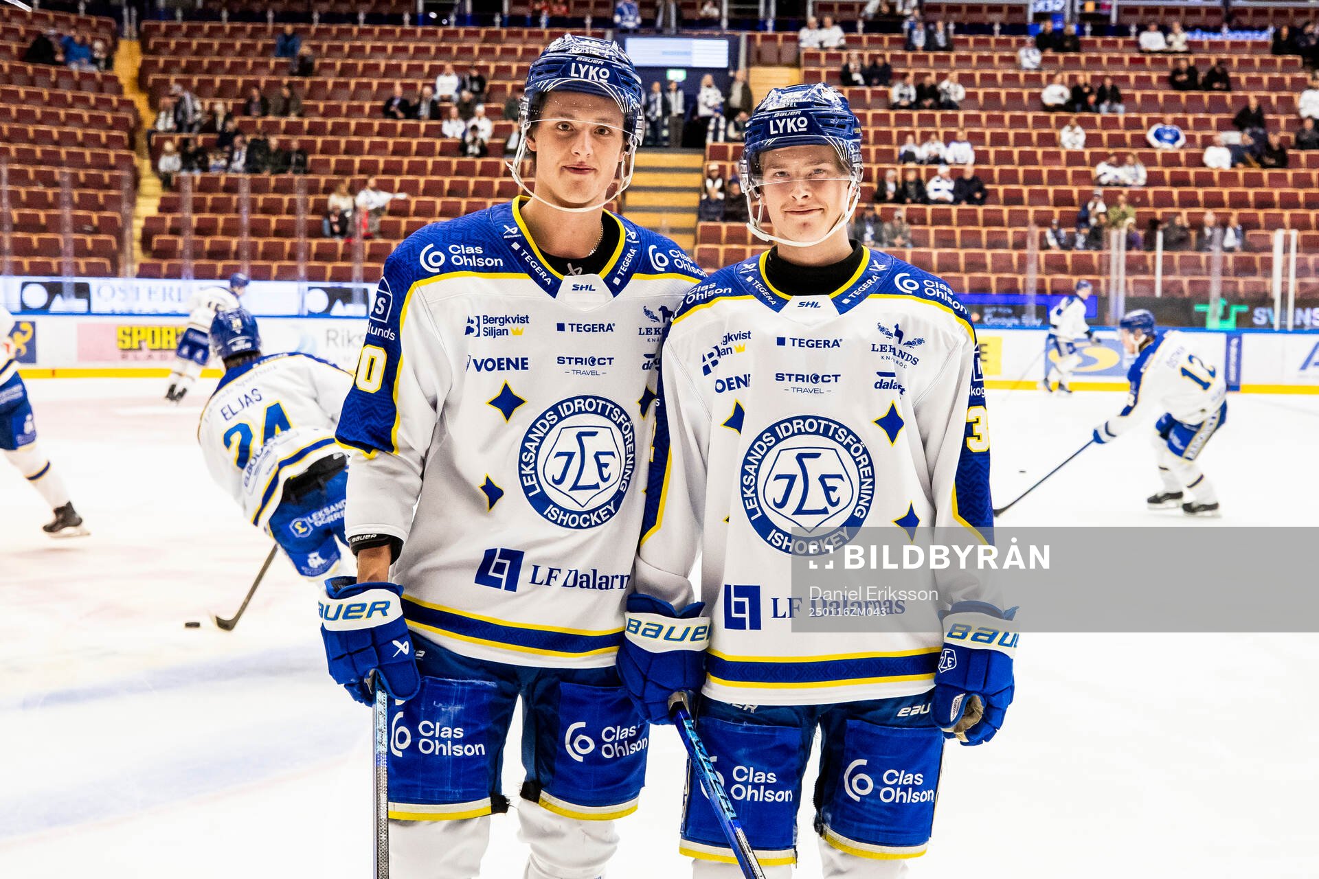 Leksands Anton Johansson och Leksands Victor Johansson