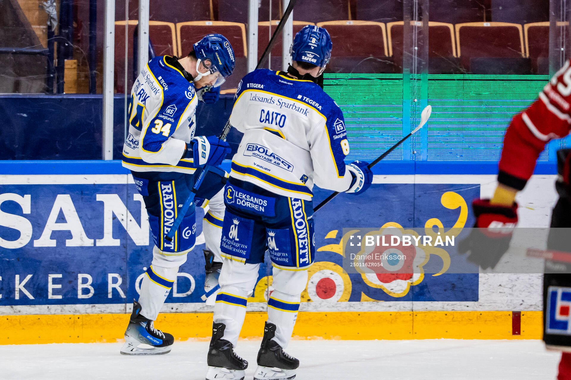 Leksands Peter Cehlarik jublar