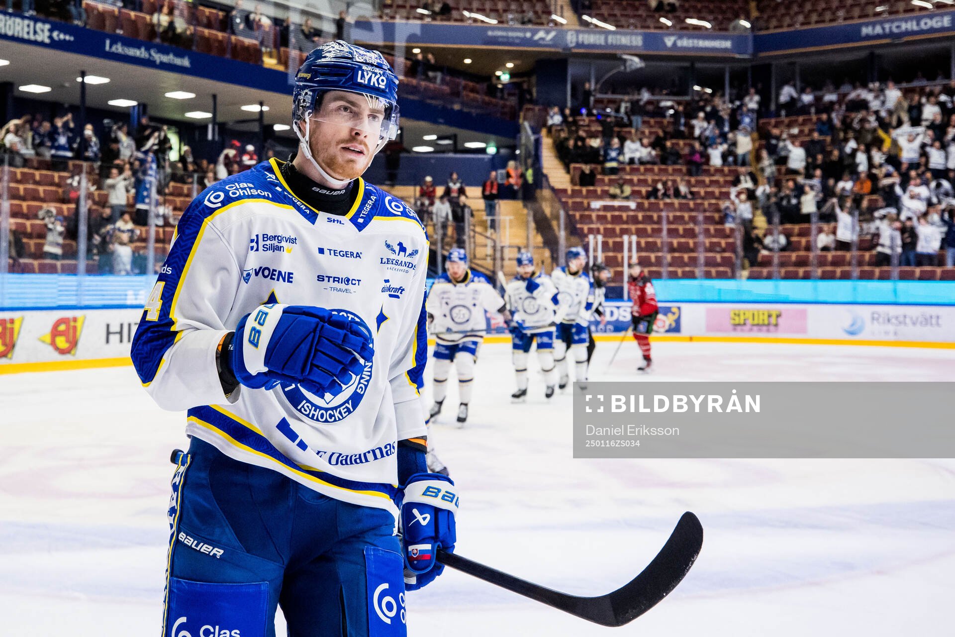 Leksands Peter Cehlarik jublar