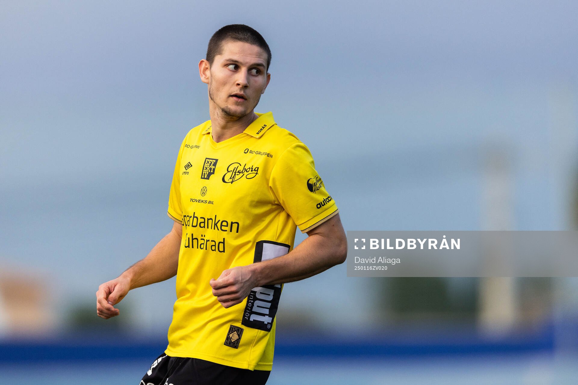 Rasmus Wikström of Elfsborg during the friendly football match between Elfsborg and FKS Stal Mielec on January 16, 2025 in Pinatar.