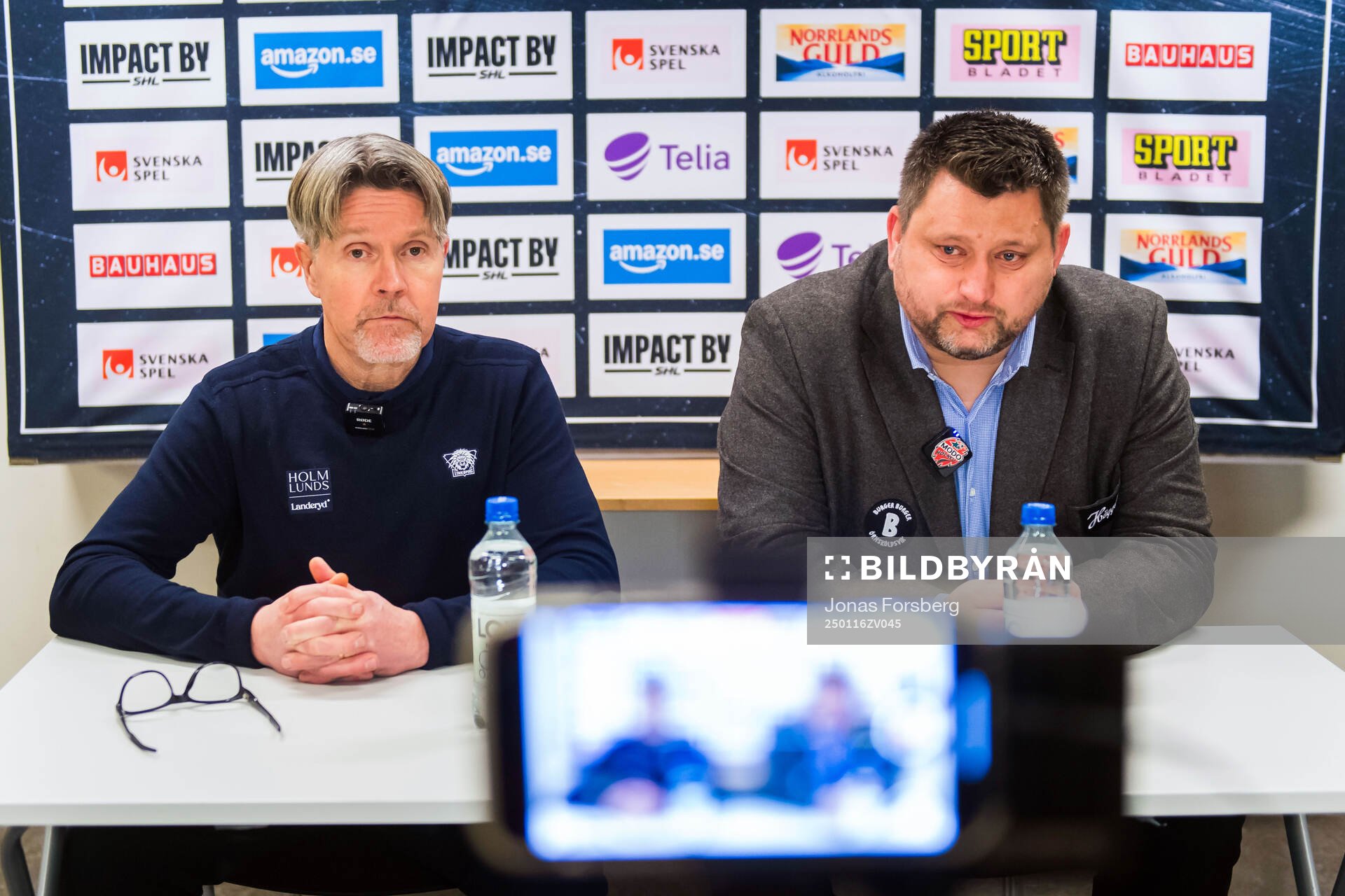 Modos tränare Mattias Karlin och Linköpings tränare