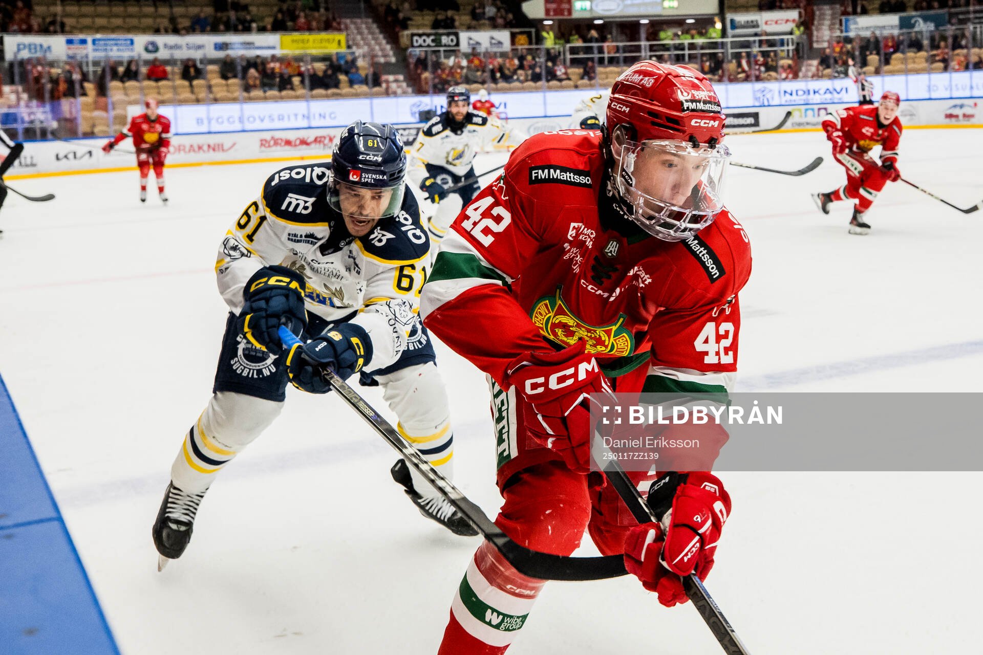 Södertäljes Miikka Pitkänen och Moras Kalle Kratz