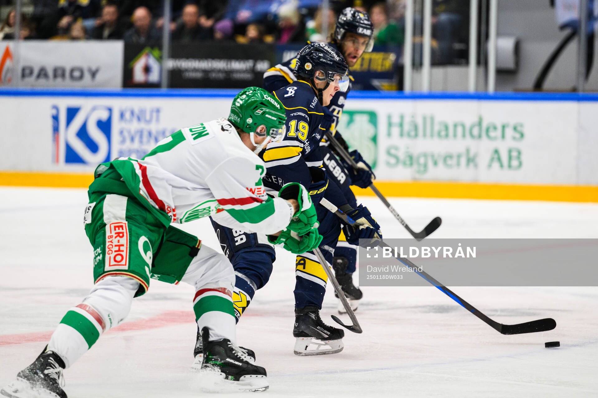 Rögles Carter Ashton och HV71s Henrik Borgström
