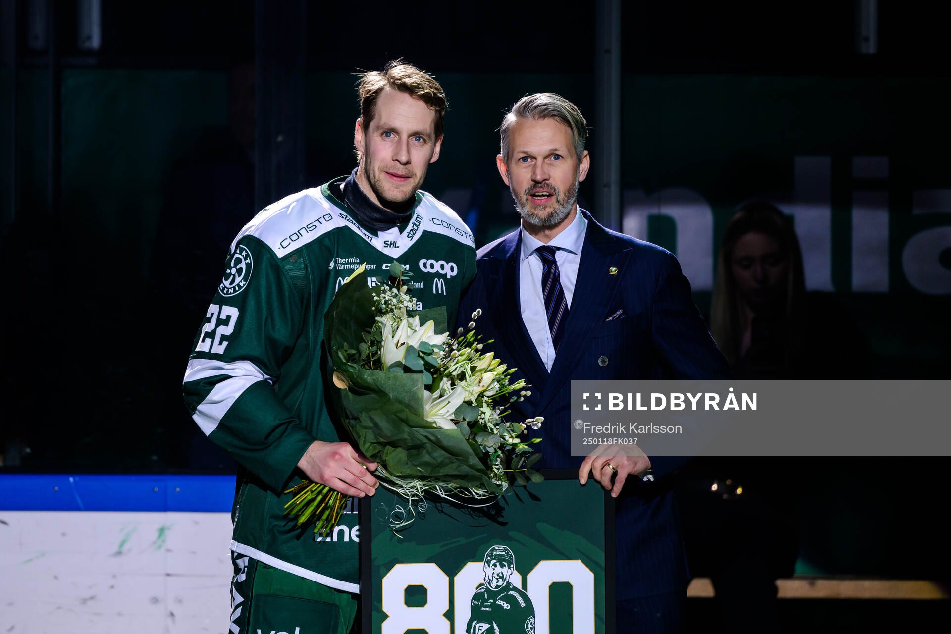 Färjestads Per Åslund hyllas av Sportdirektör Rickard