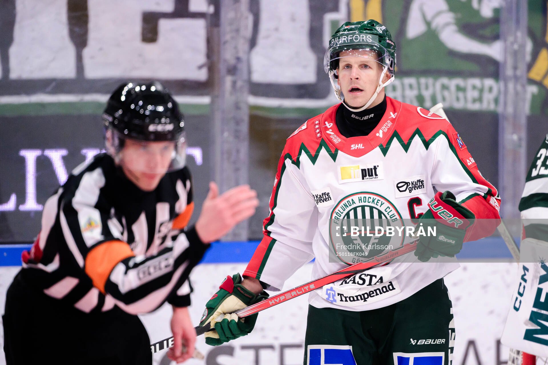 Frölundas Max Friberg blir utvisad