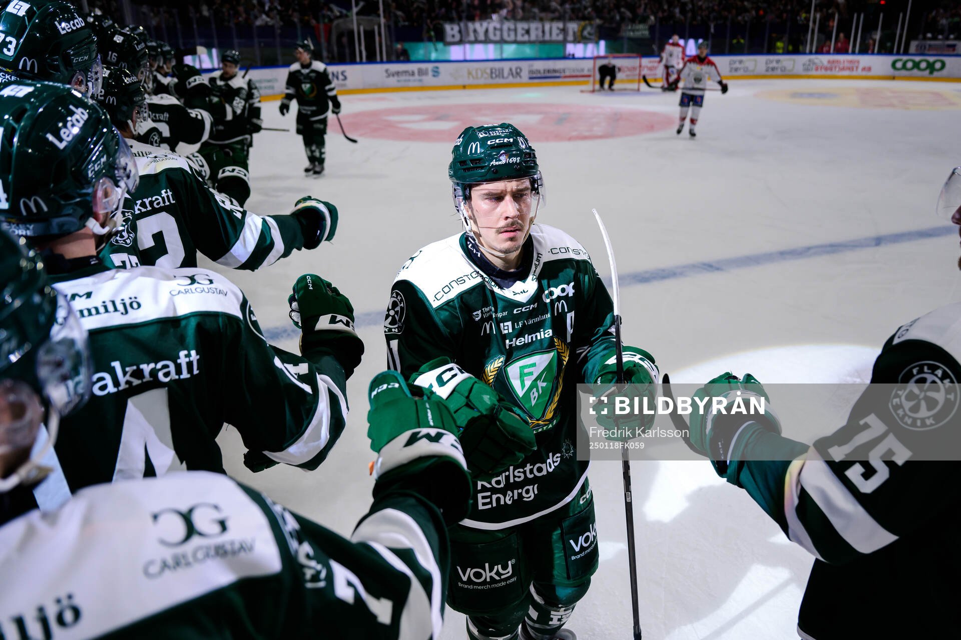 Färjestads Joakim Nygård jublar