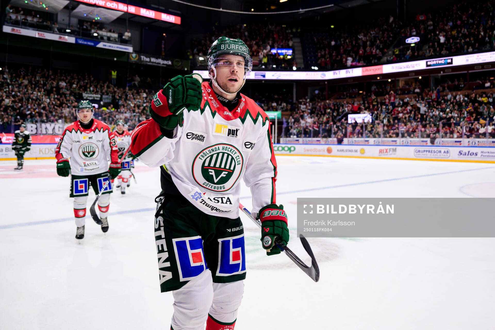 Frölundas Henrik Tömmernes jublar