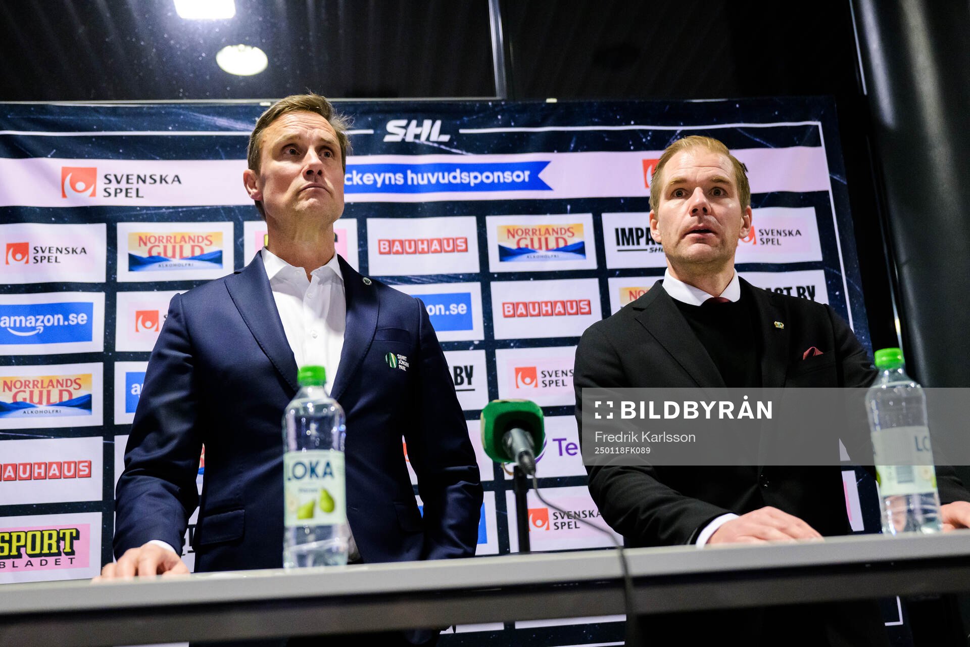Frölundas tränare Roger Rönnberg och Färjestads