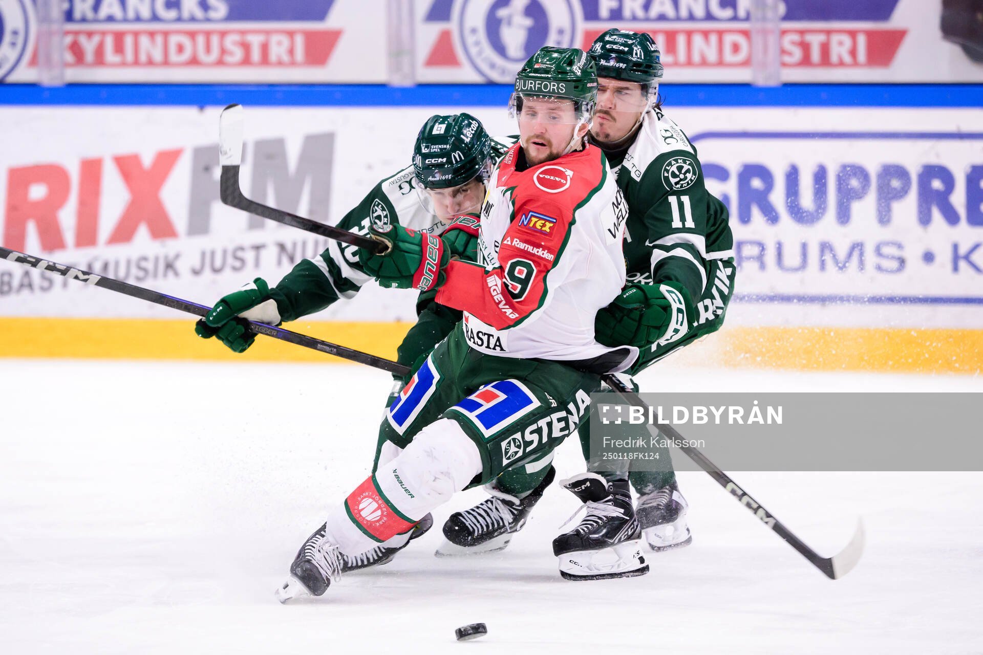 Färjestads Joel Nyström och Joakim Nygård