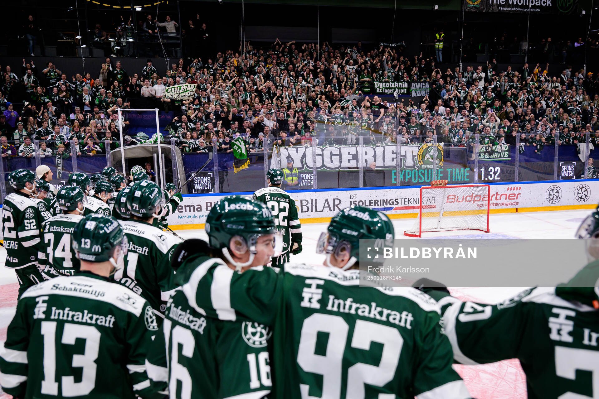 Färjestads Per Åslund jublar