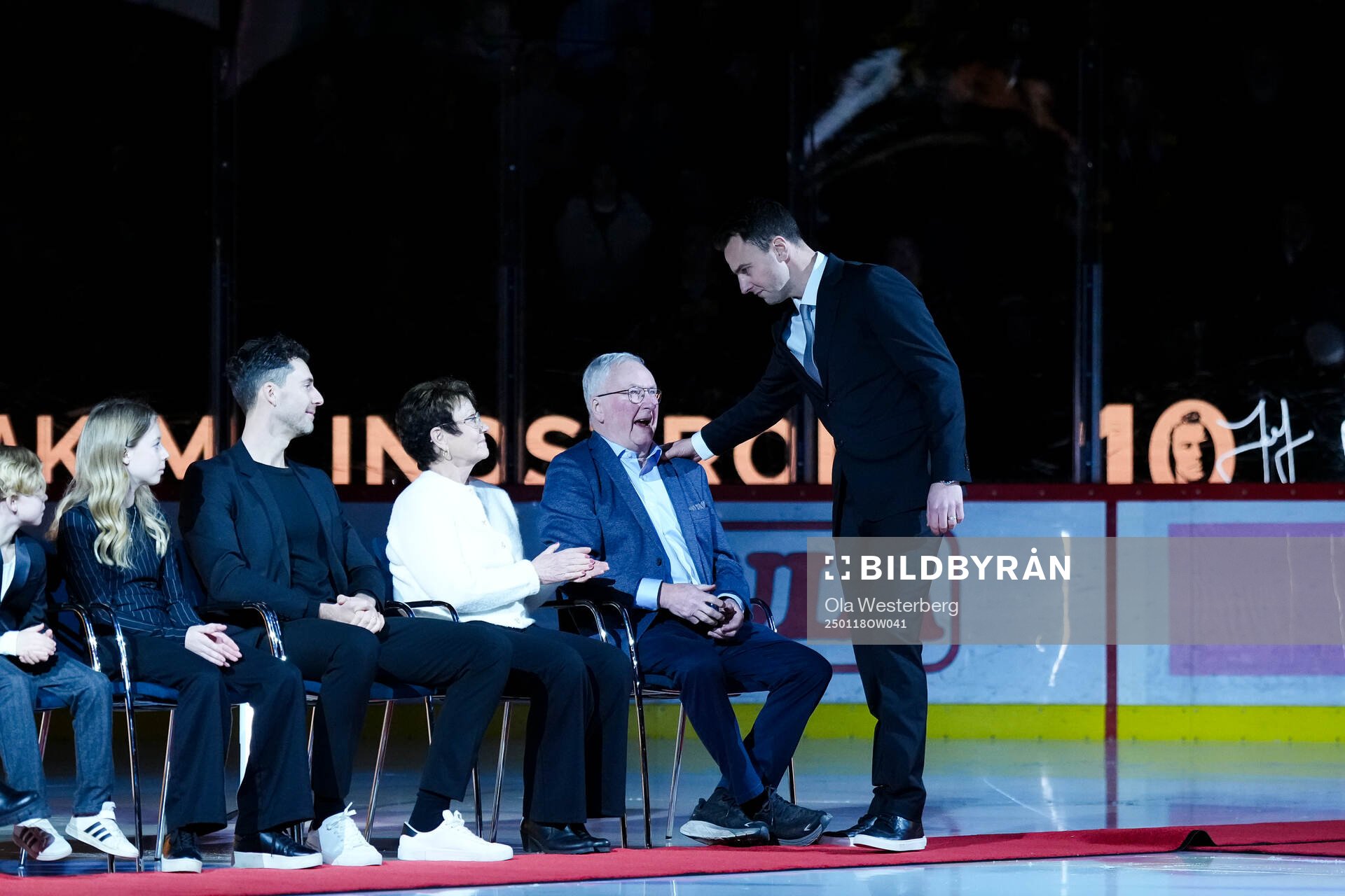 Joakim Lindström och familj