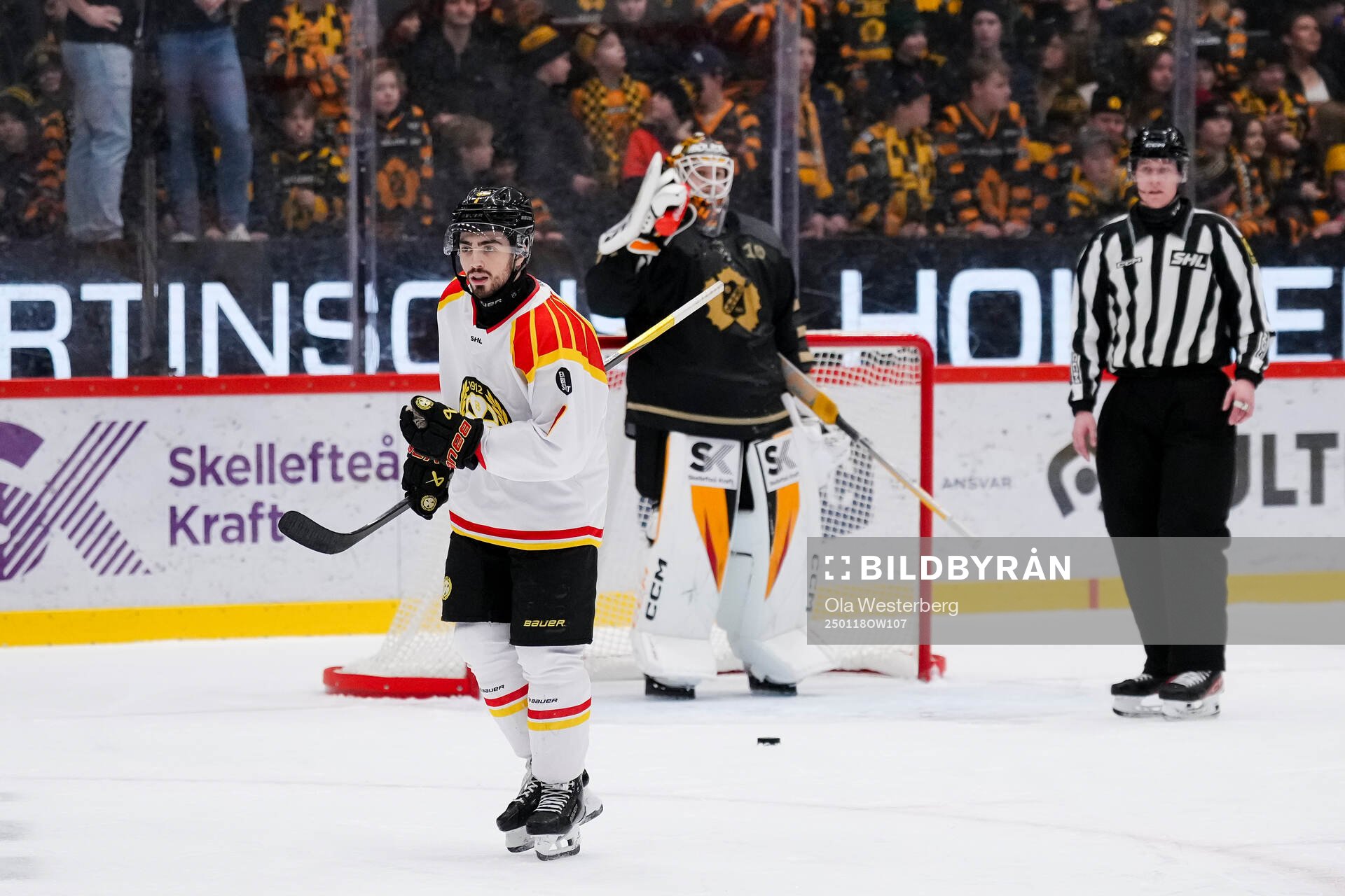 Brynäs Bobby Trivigno jublar
