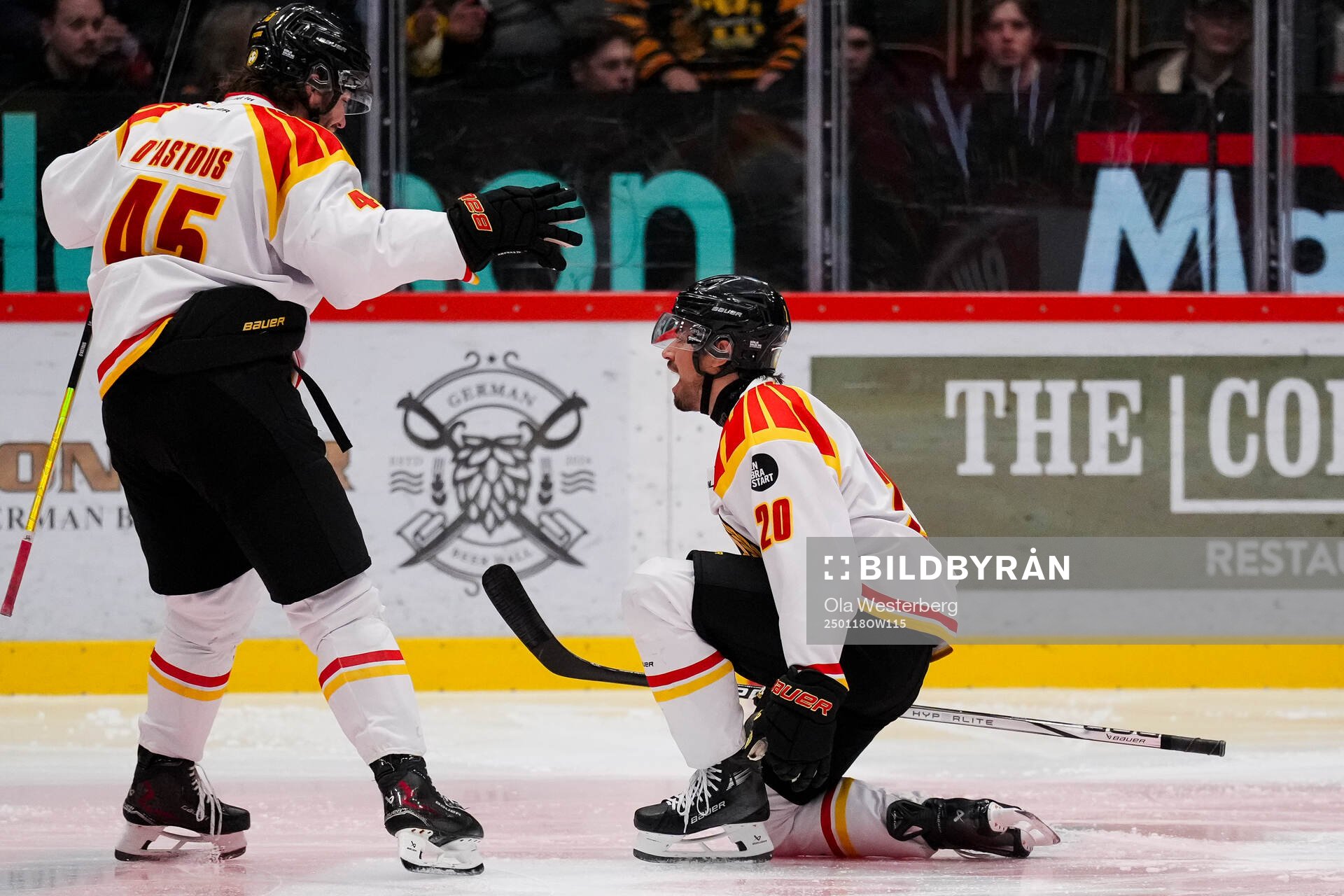 Brynäs Tyler Vesel jublar