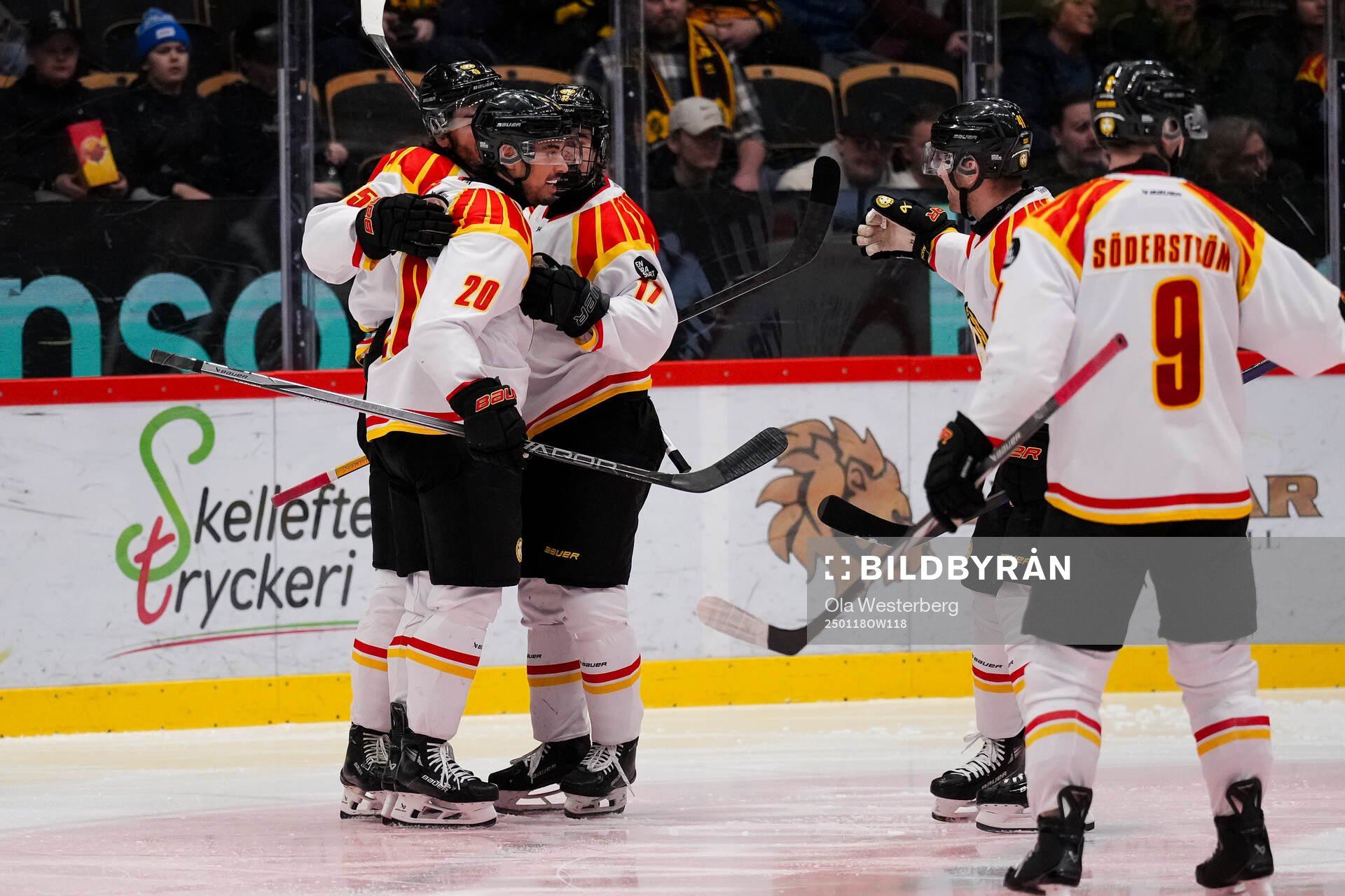 Brynäs Tyler Vesel jublar
