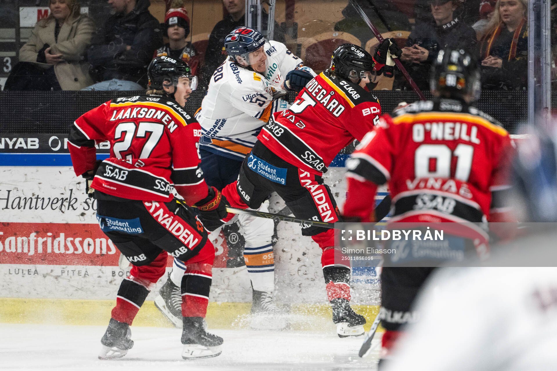 Växjös Emil Sylvegård och Luleås Marcus Hardegård