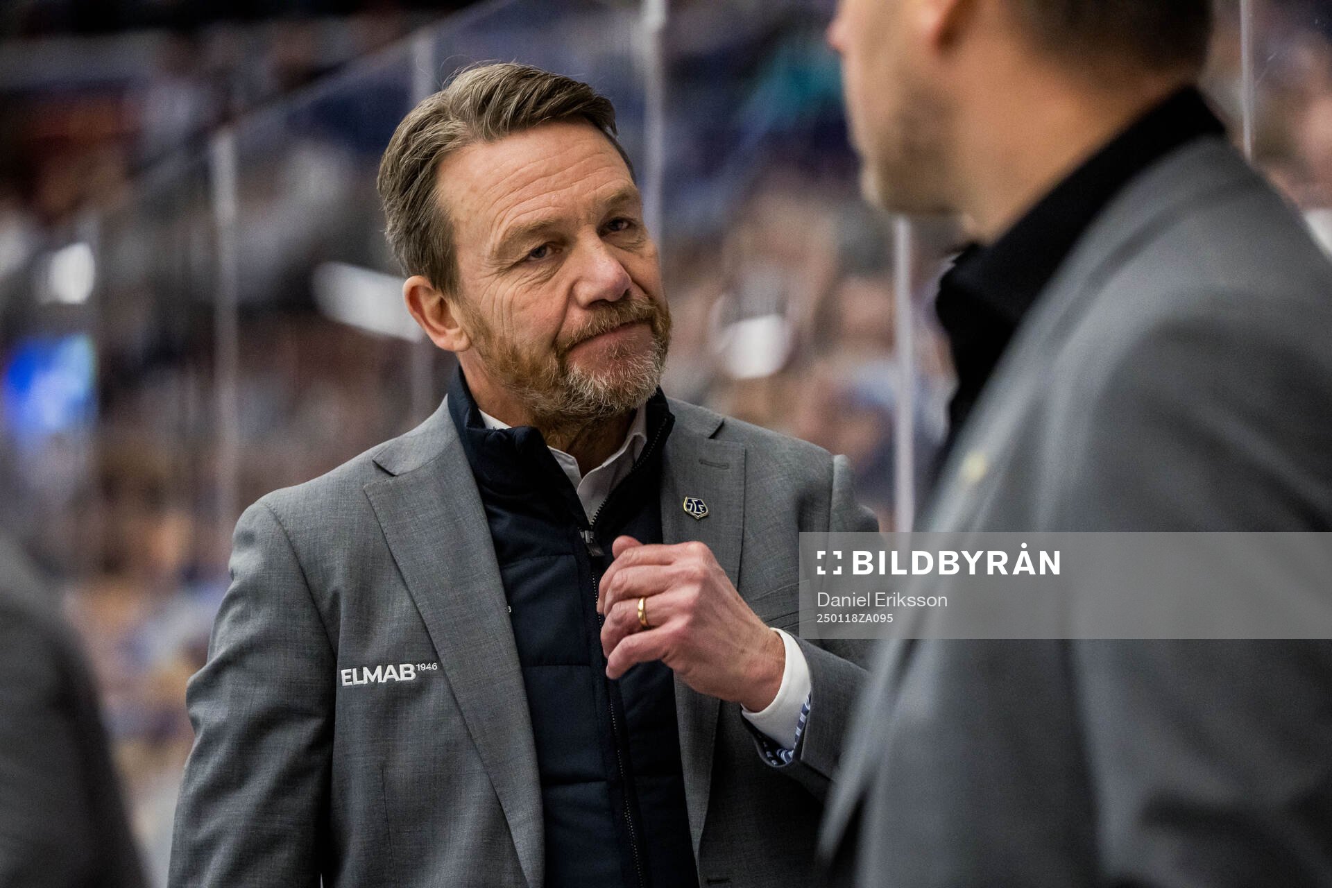 Leksands tränare Charles Berglund