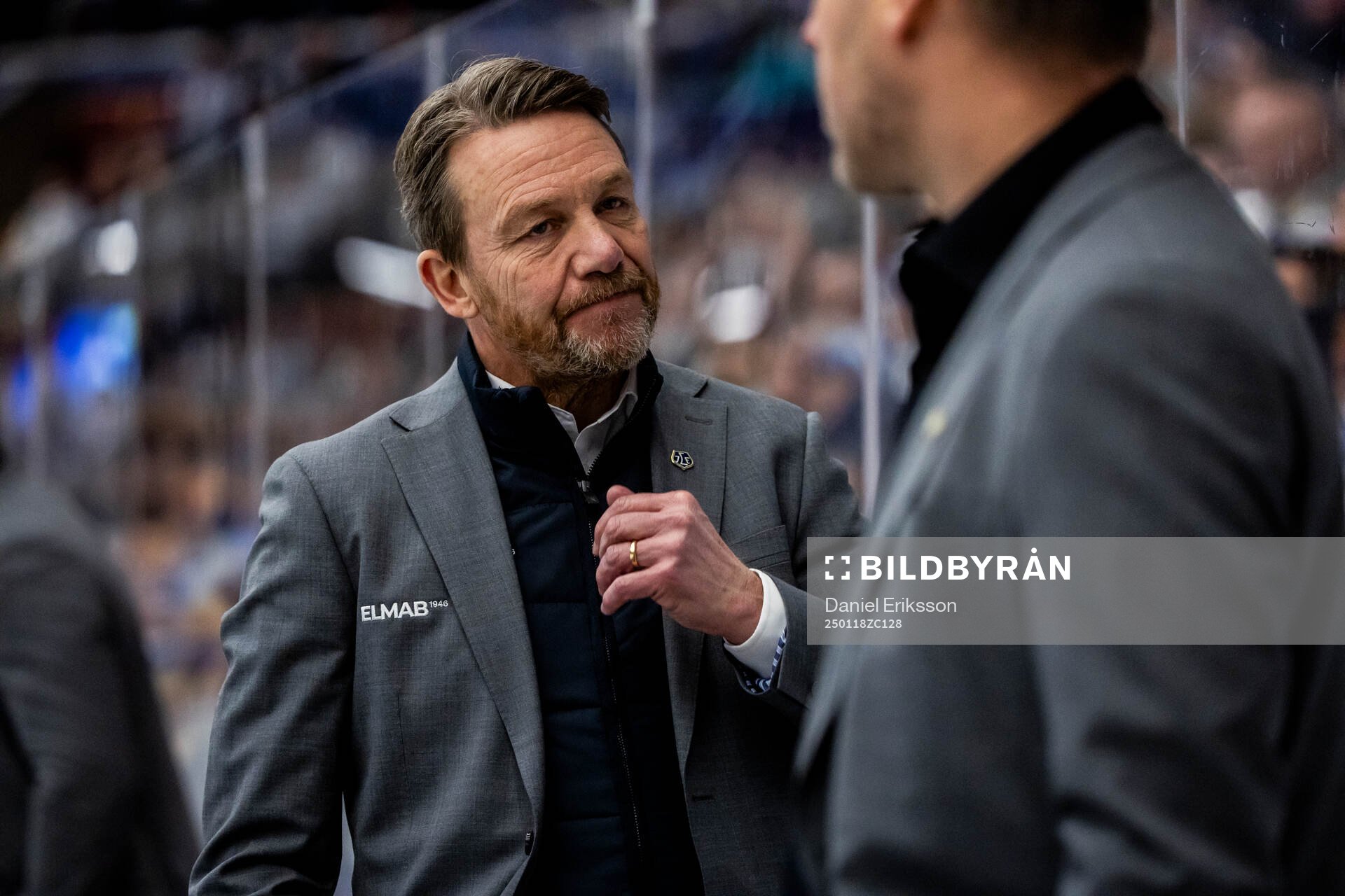 Leksands tränare Charles Berglund