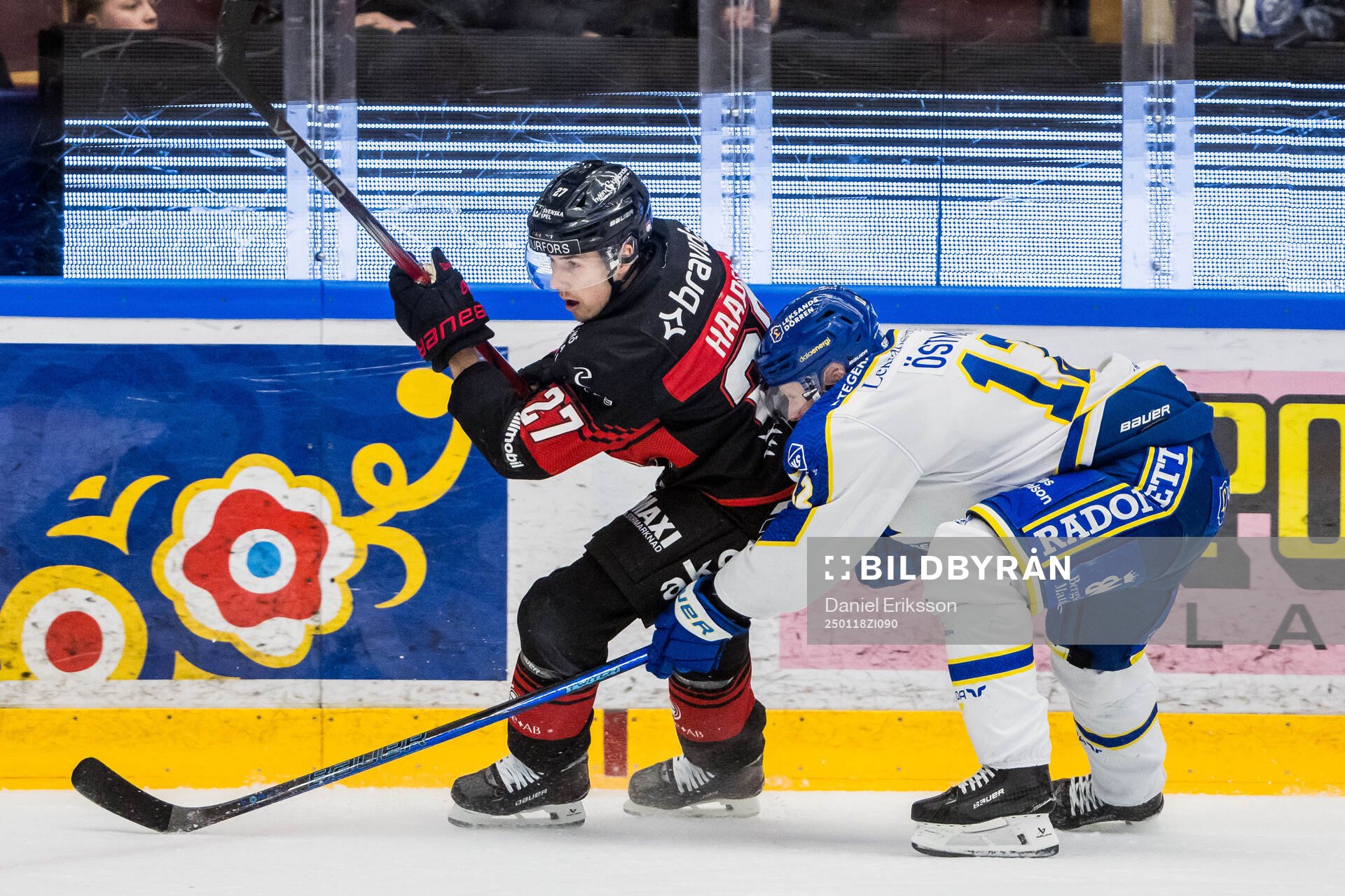 Malmö Redhawks Henrik Haapala och Leksands Kalle Östman