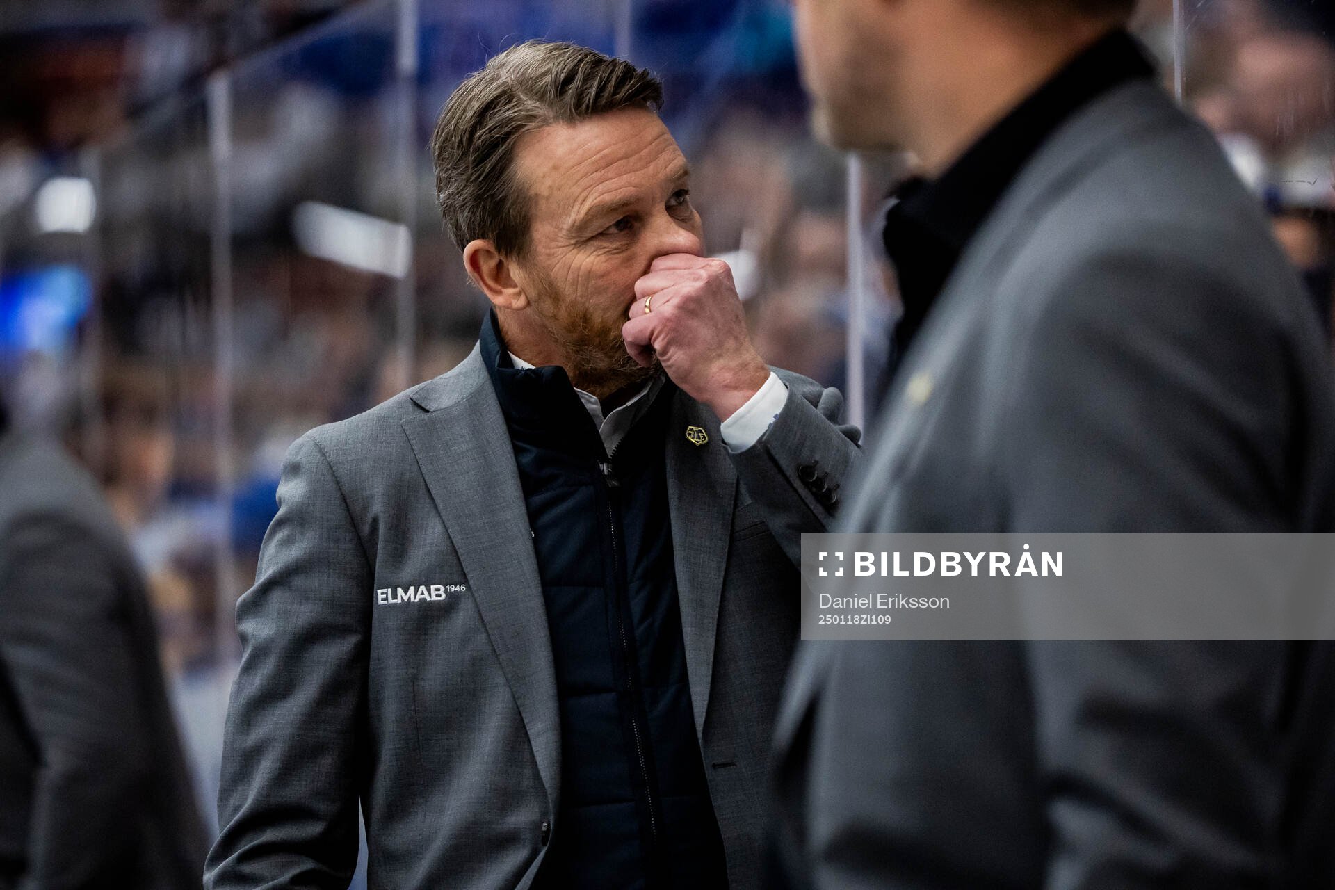 Leksands tränare Charles Berglund