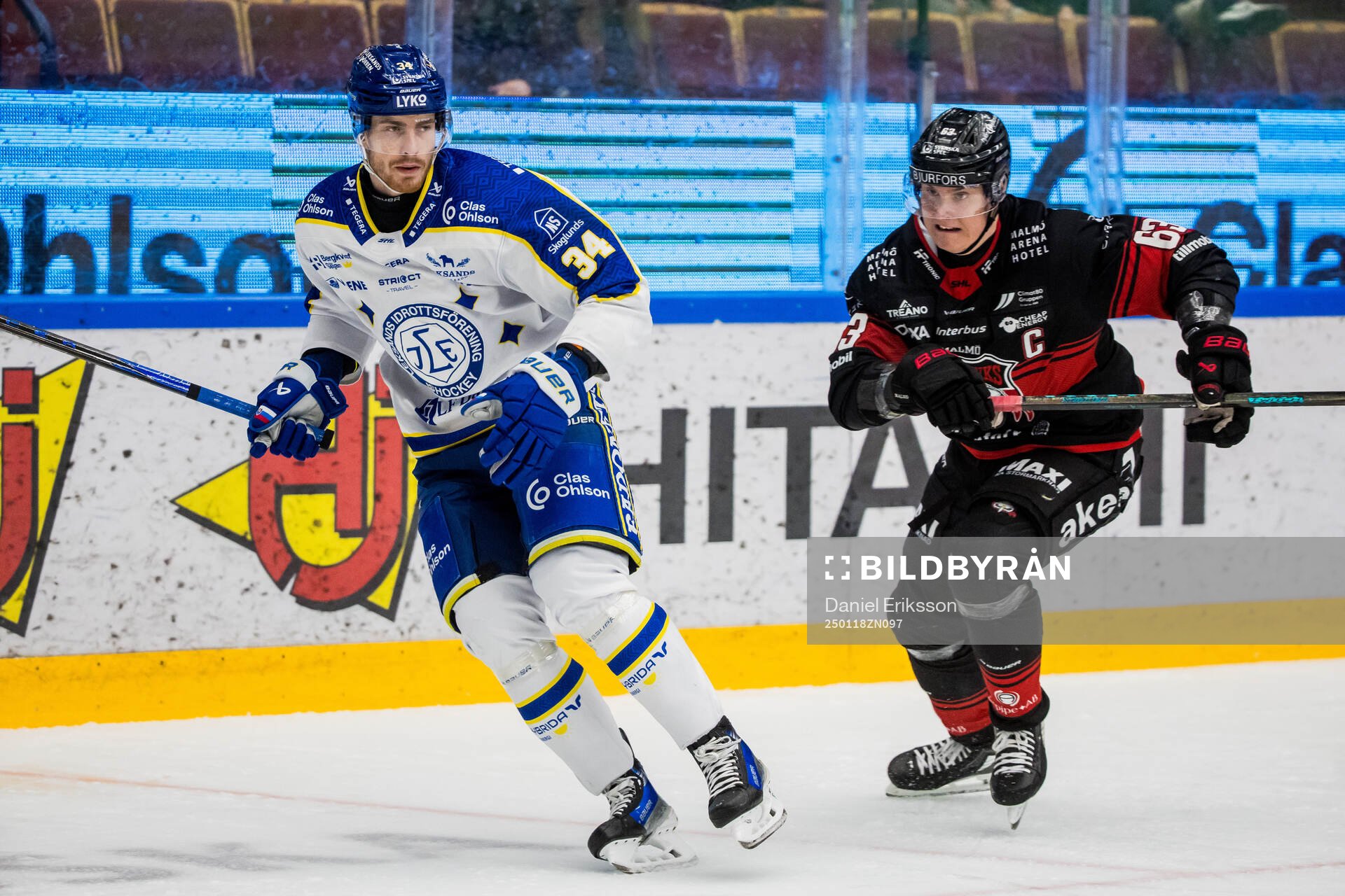 Leksands Peter Cehlarik och Malmö Redhawks Fredrik