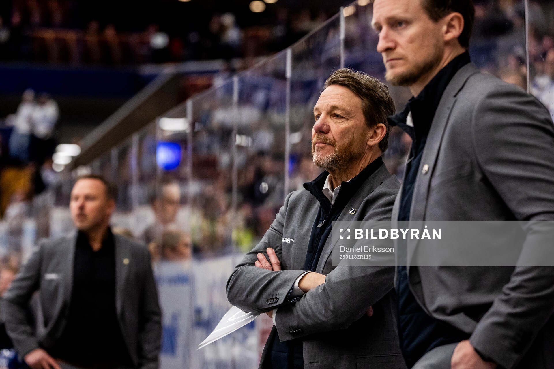 Leksands tränare Charles Berglund