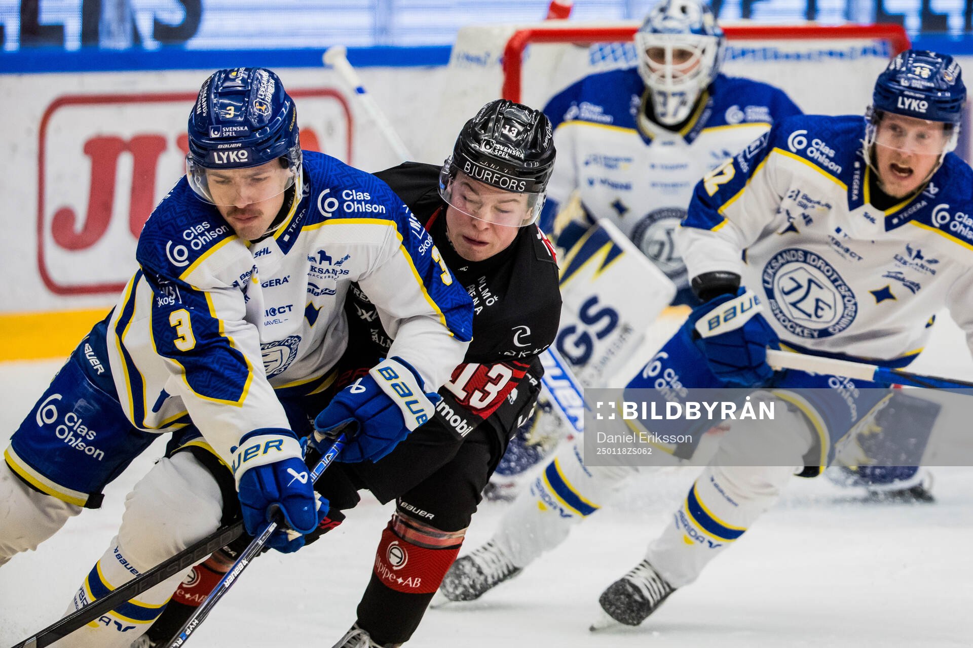 Leksands Fred Nilsson och Malmö Redhawks Petter Vesterheim