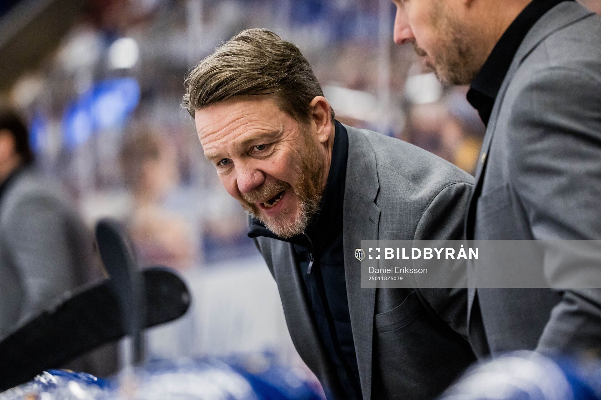 Leksands tränare Charles Berglund