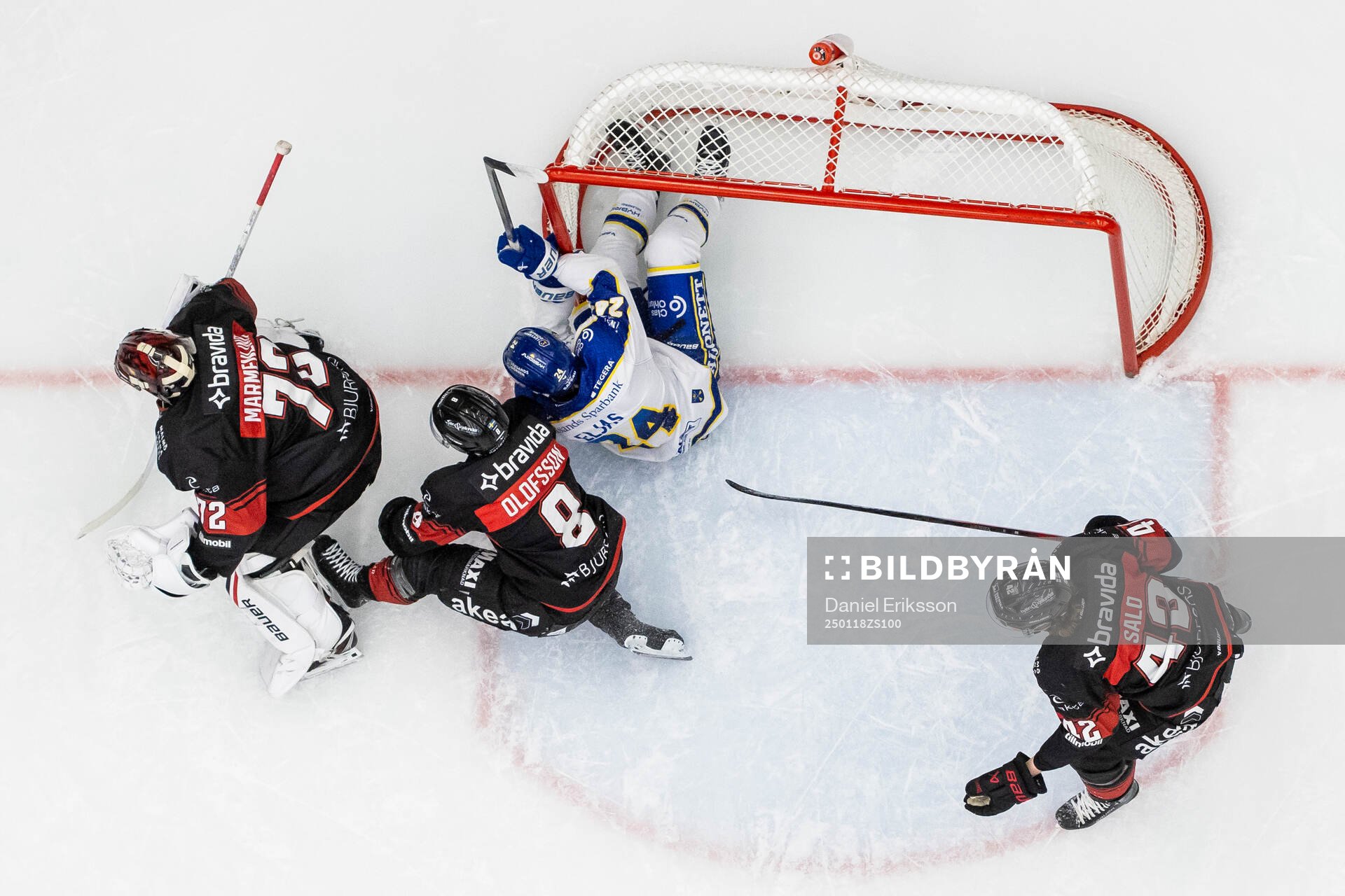 Malmö Redhawks målvakt Daniel Marmenlind och Malmö