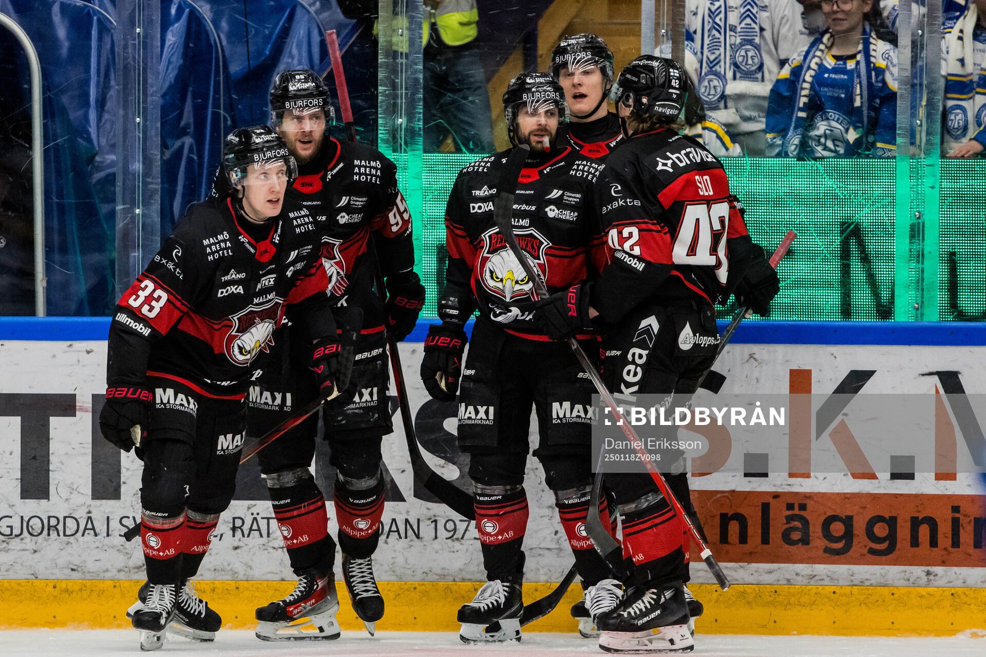 Malmö Redhawks Lassi Thomson jublar