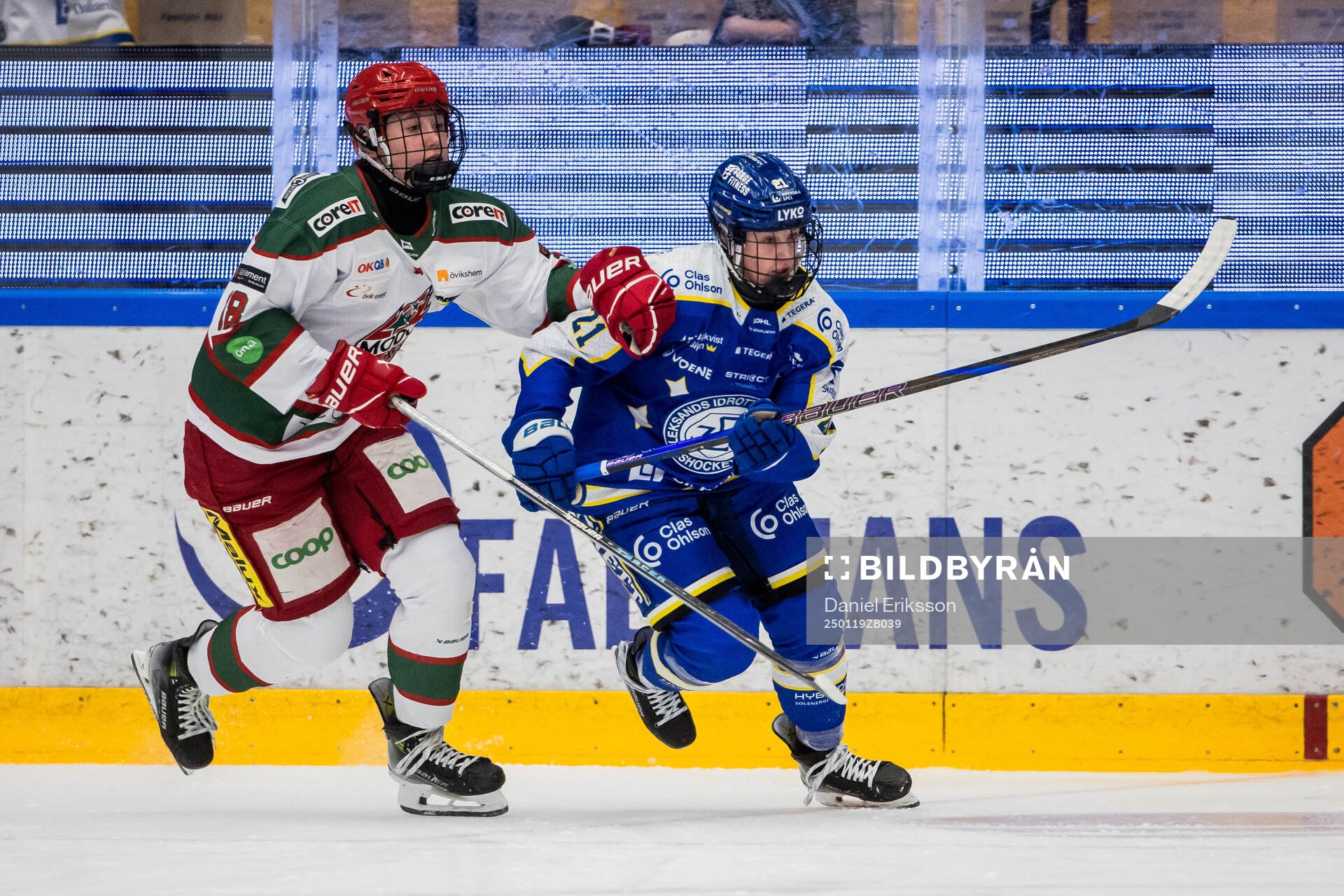 Modos Elsa Åberg och Leksands Emilie Kruse Johansen