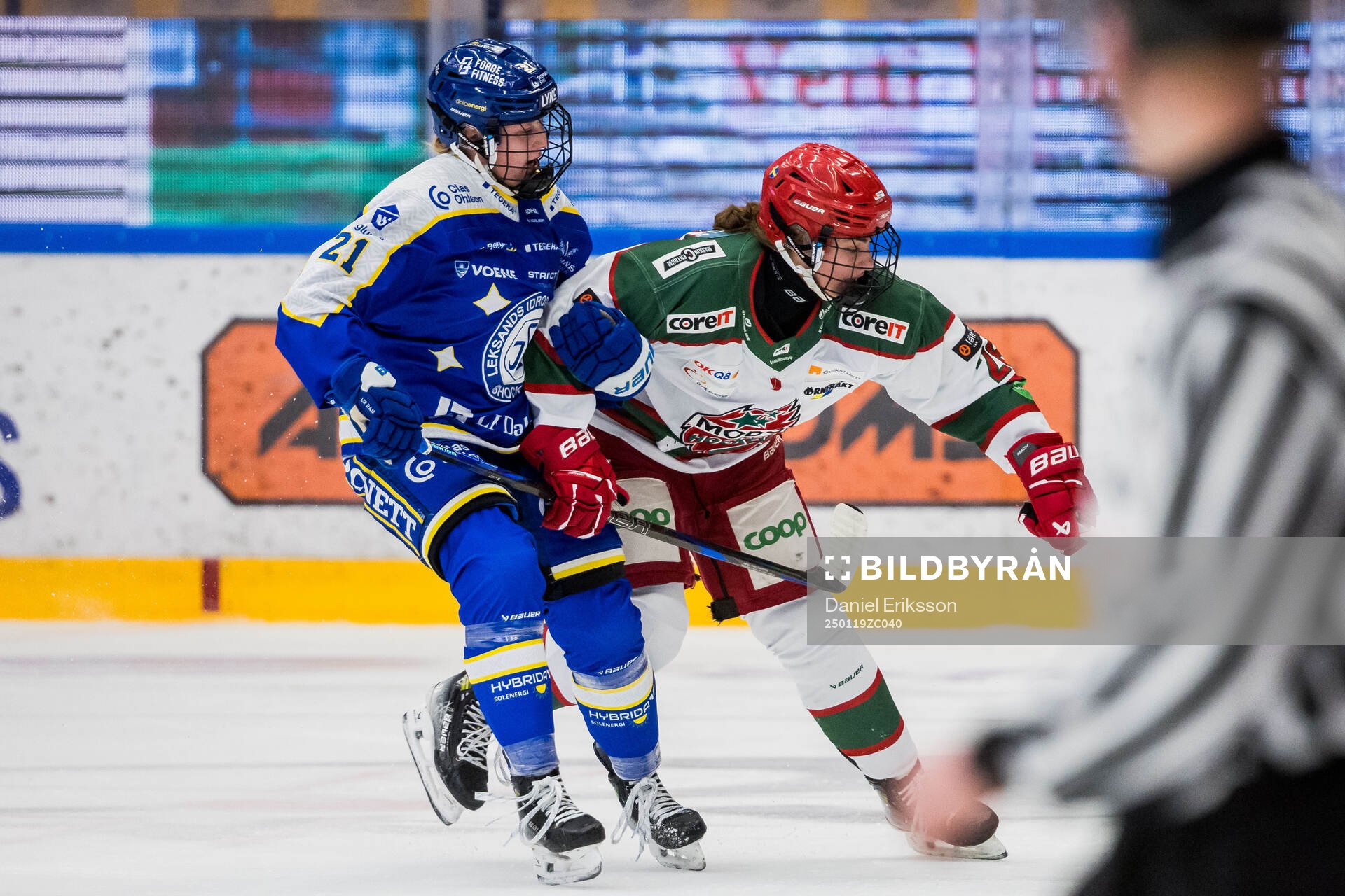 Leksands Emilie Kruse Johansen och Modos Ella Albinsson