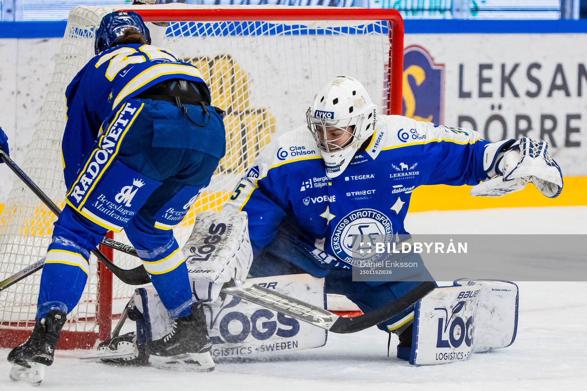 Leksands målvakt Emma Polusny