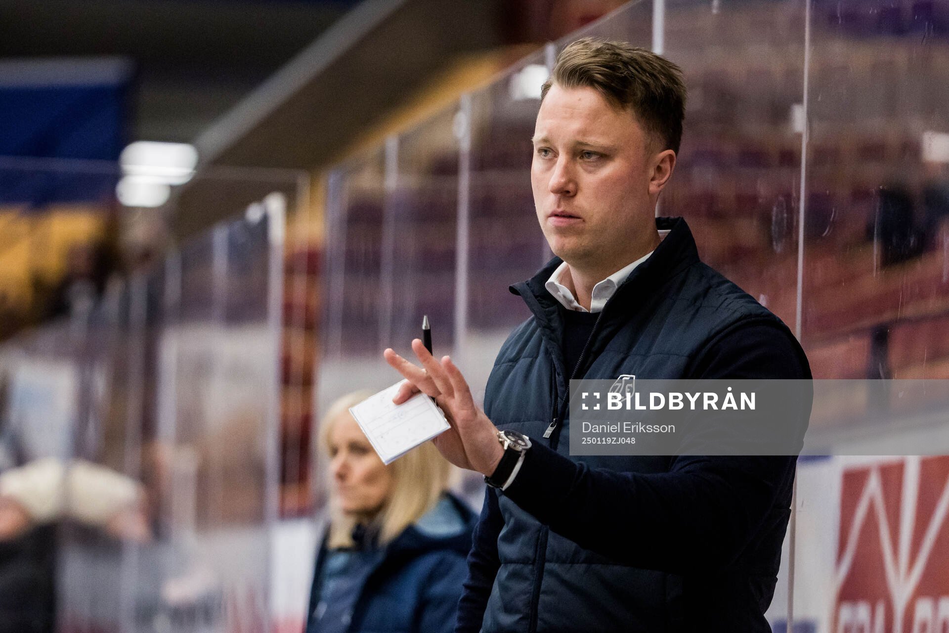 Leksands tränare Joakim Engström