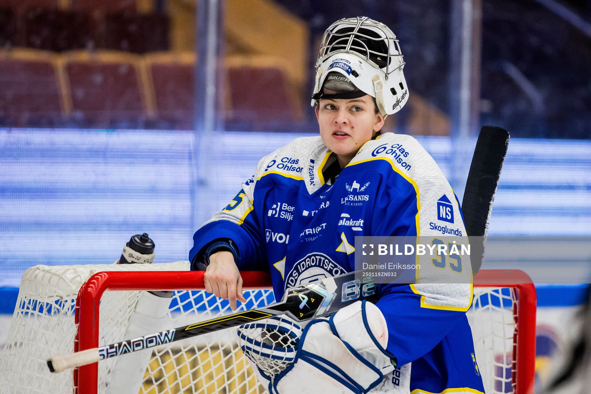 Leksands målvakt Emma Polusny