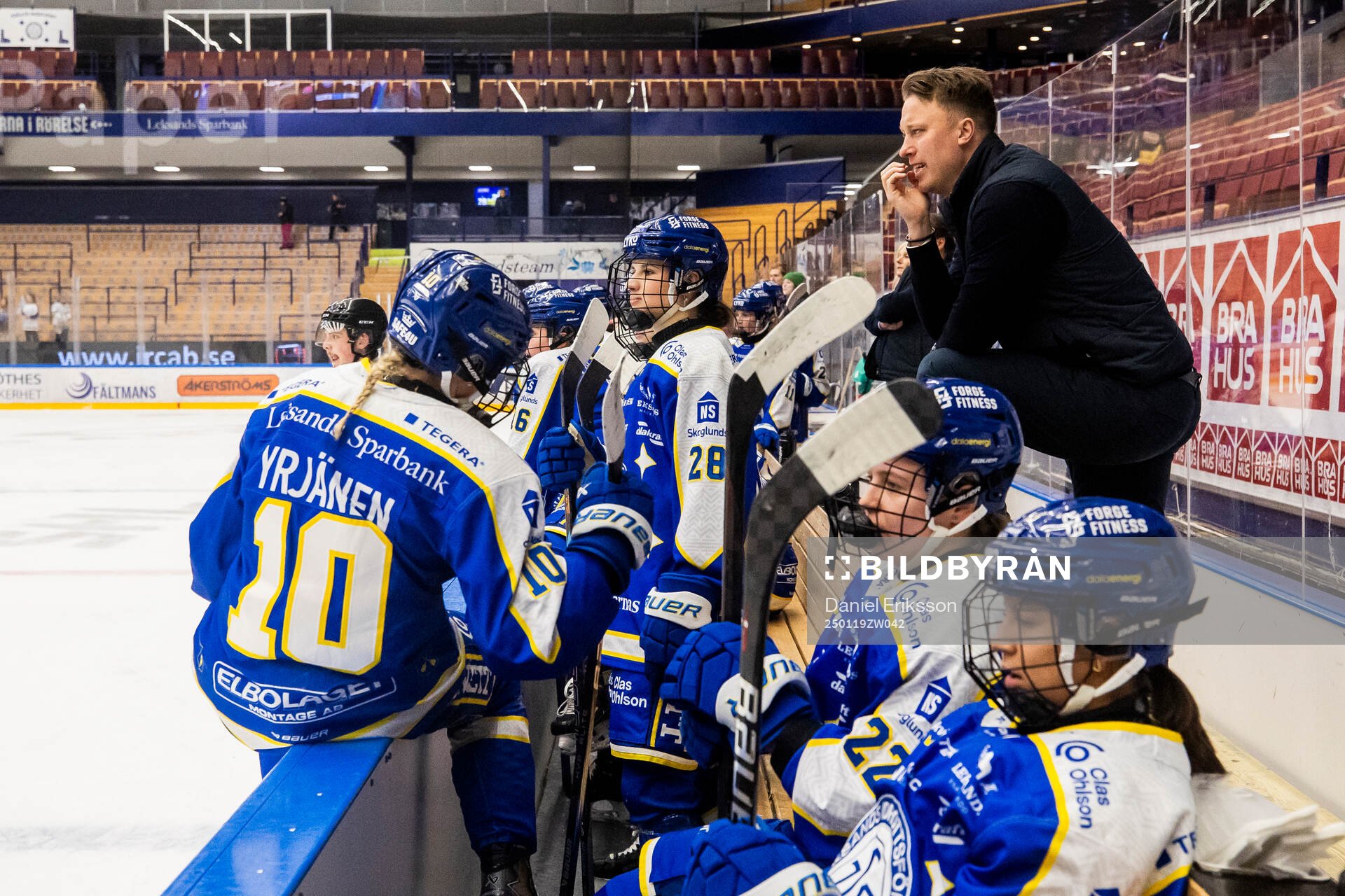 Leksands tränare Joakim Engström