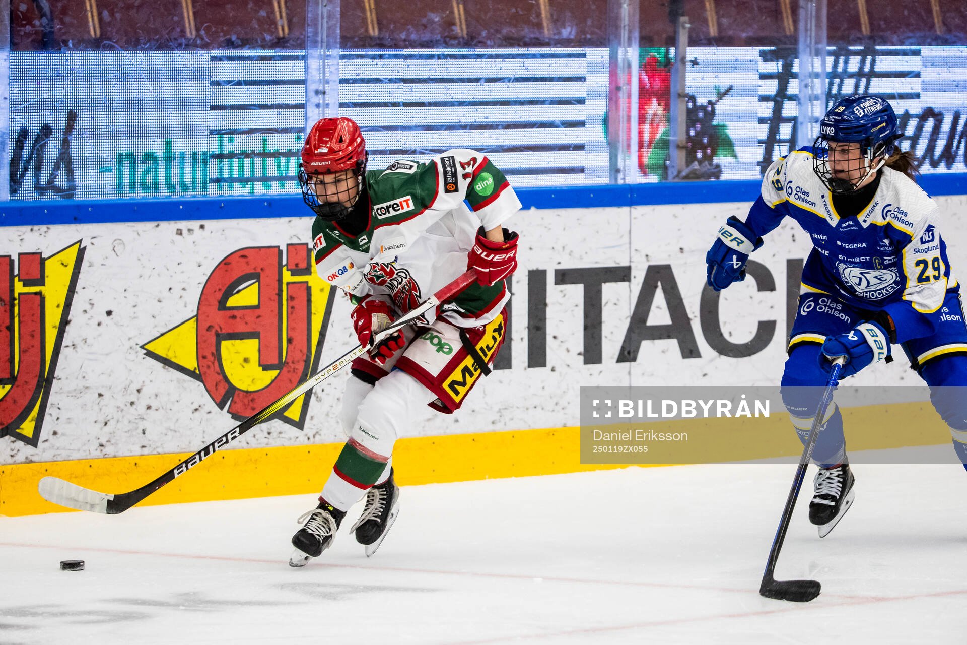 Modos Mira Hallin och Leksands Courtney Vorster