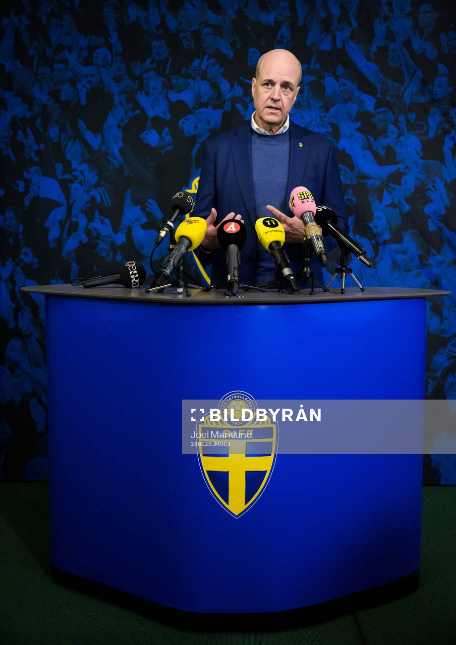 Fredrik Reinfeldt, president of the Swedish Football