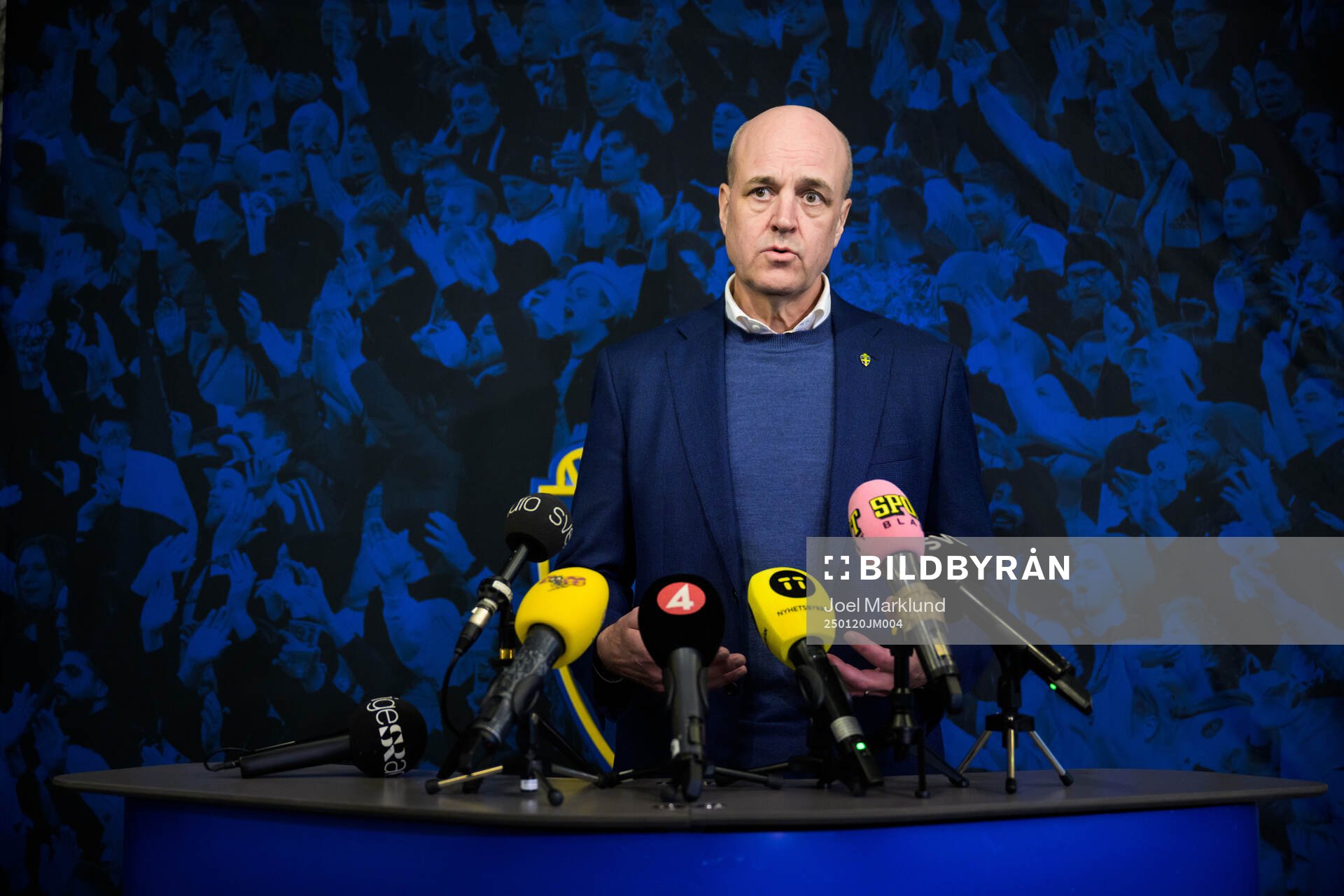 Fredrik Reinfeldt, president of the Swedish Football